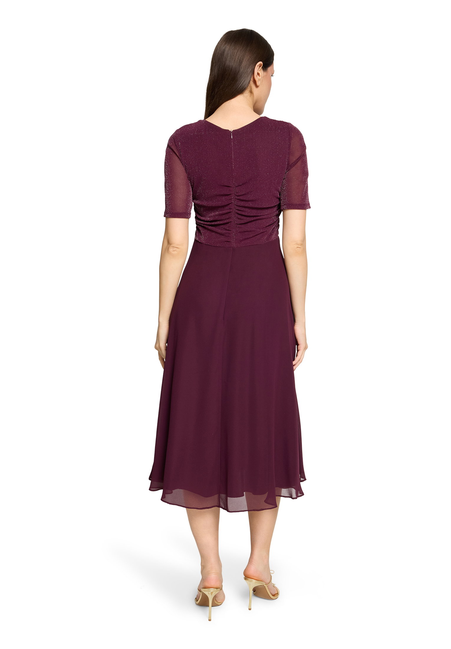 Kleid Kurz 1/2 Arm, Strong Aubergine #4
