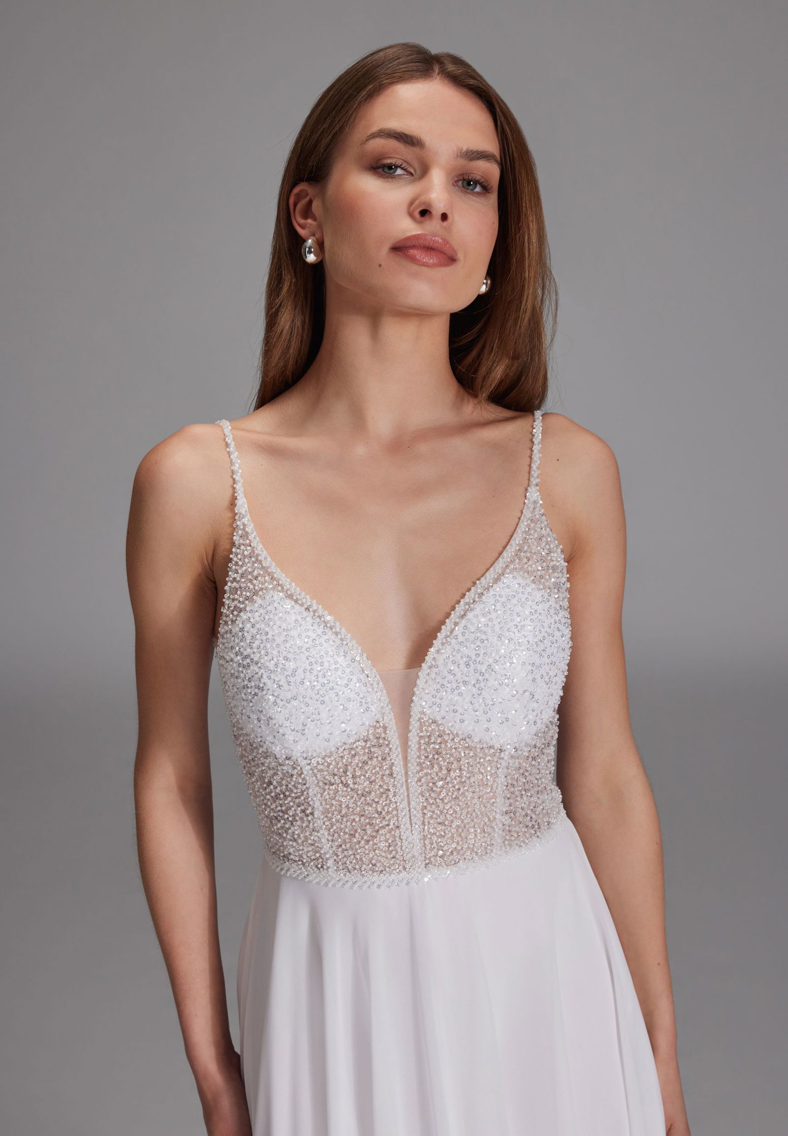 Hey Kyla |  Hey Kyla Abendkleid aus Materialmix | 34