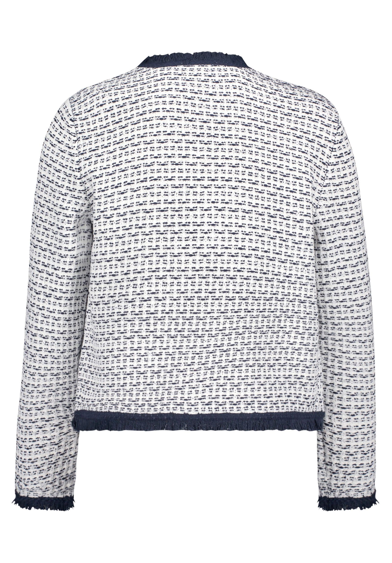 3852020927344ff7d0e78c2935122dce Betty & CO | Betty & CO Kurzblazer | 44 | weiß/dunkelblau