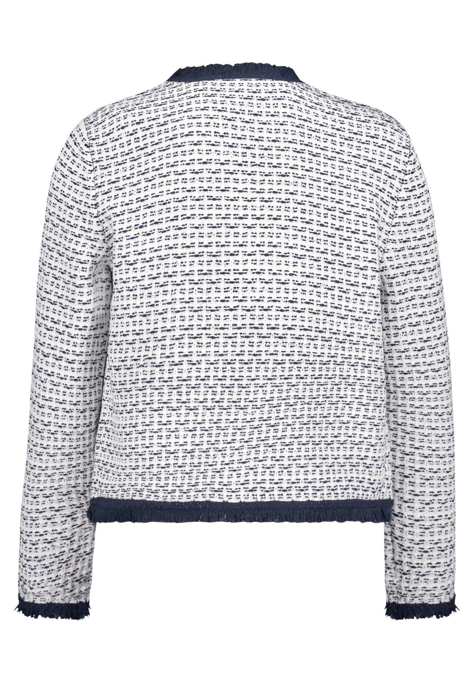 3852020927344ff7d0e78c2935122dce Betty & CO | Betty & CO Kurzblazer | 44 | weiß/dunkelblau