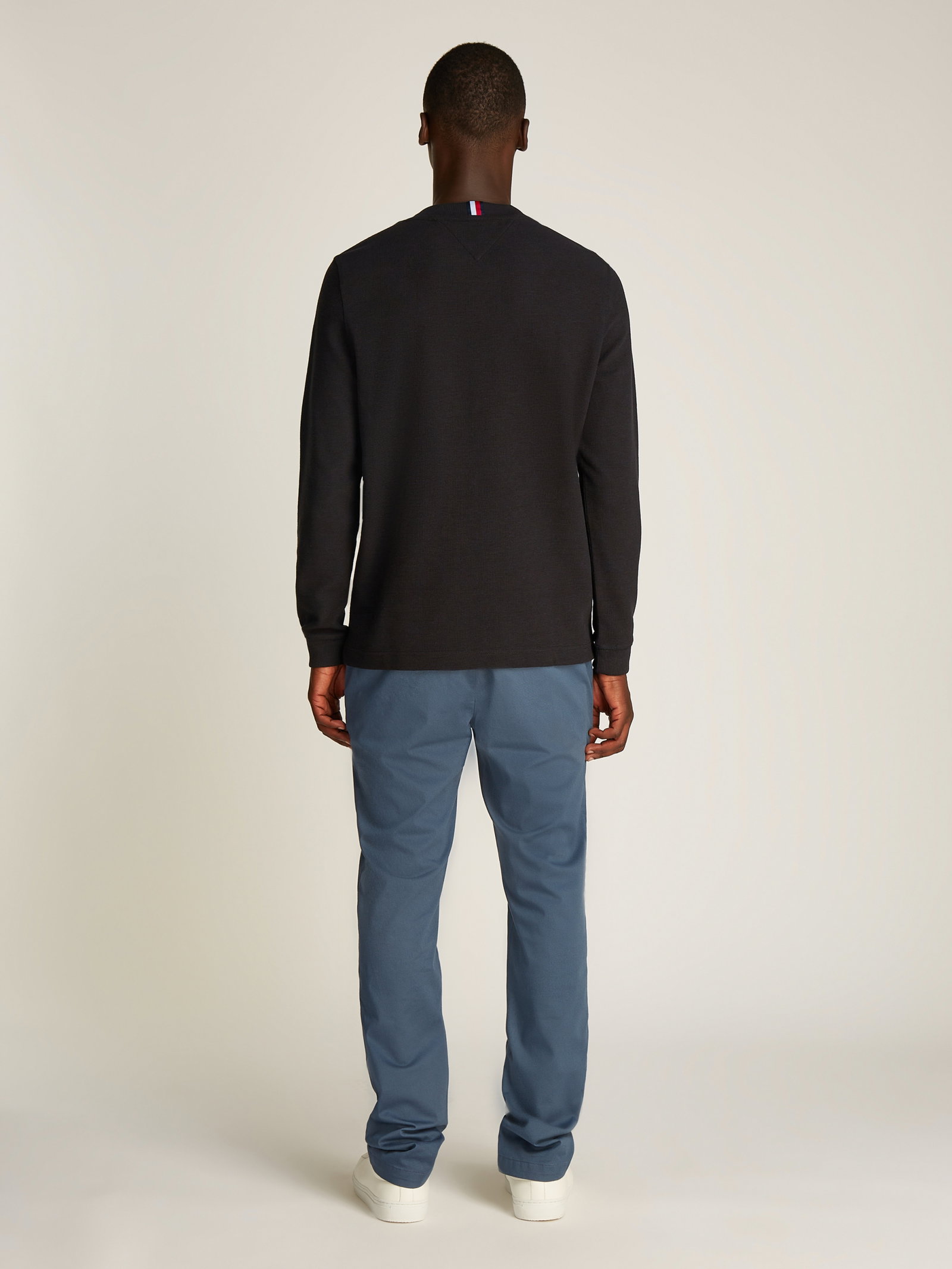 TEXTURED LS TEE, BLACK #12