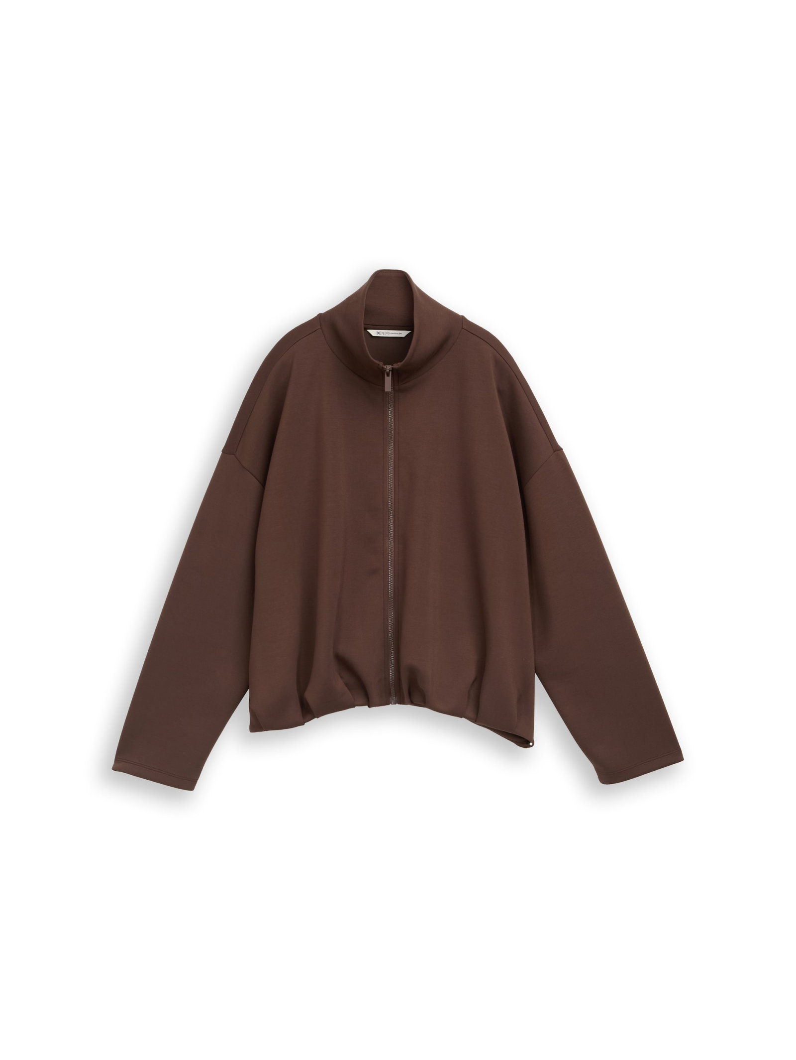 scuba sweatjacket, cool dark brown #1