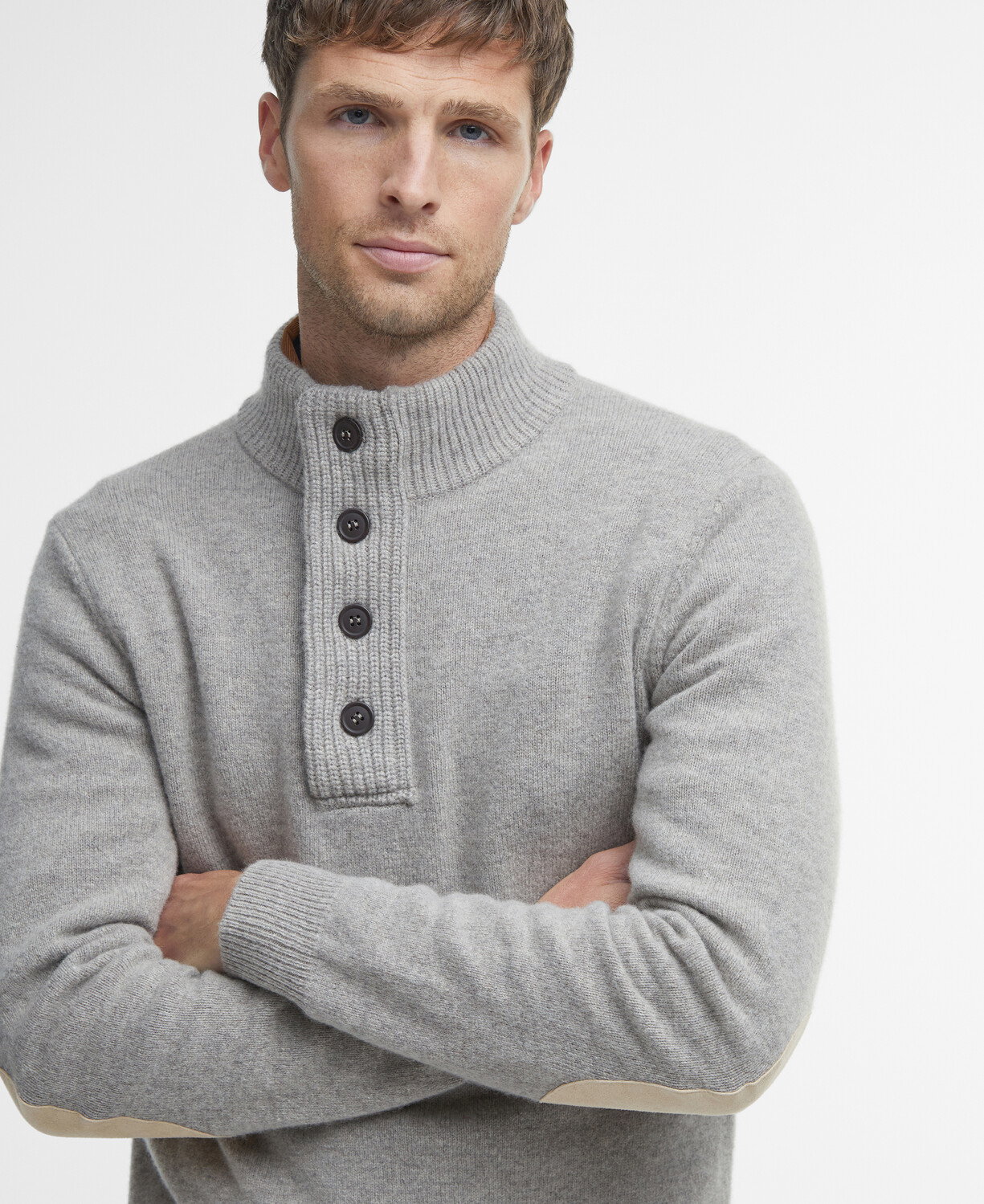 Barbour Essential Pullover Patch Half Zip aus Merinowolle #2