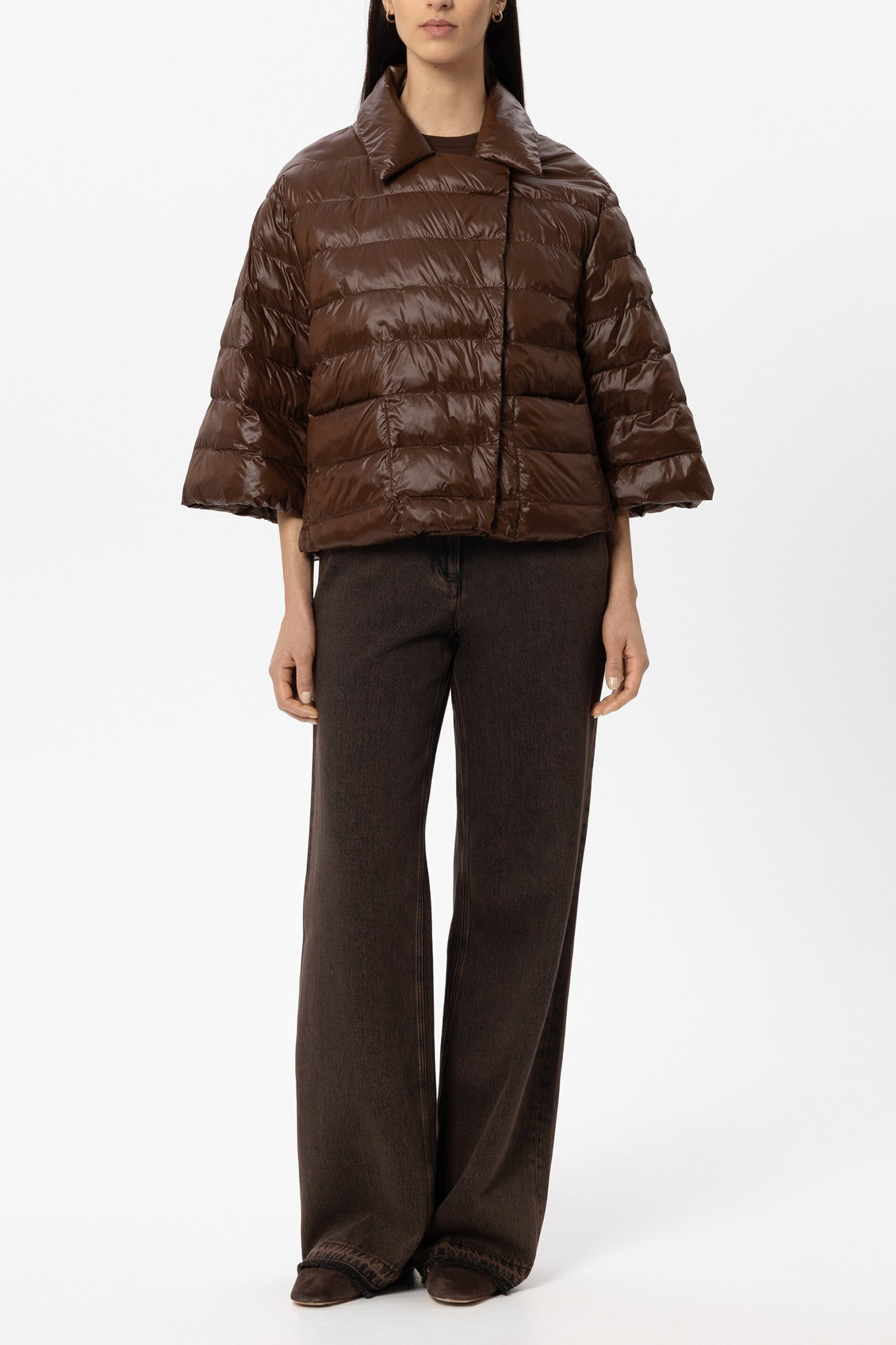 Luisa Cerano Outdoor-Capejacke marone #2