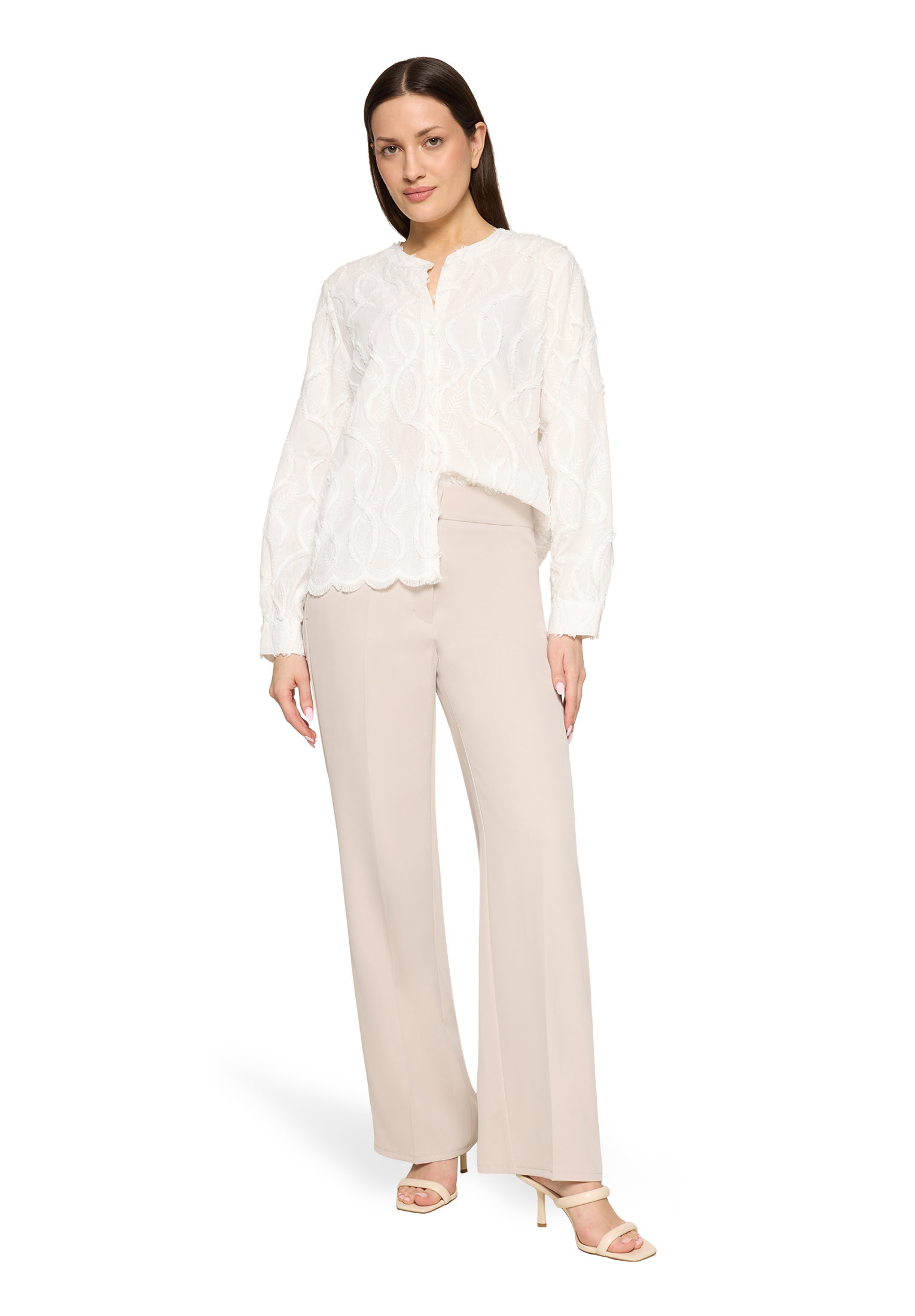 Bluse Kurz 1/1 Arm, Offwhite #4