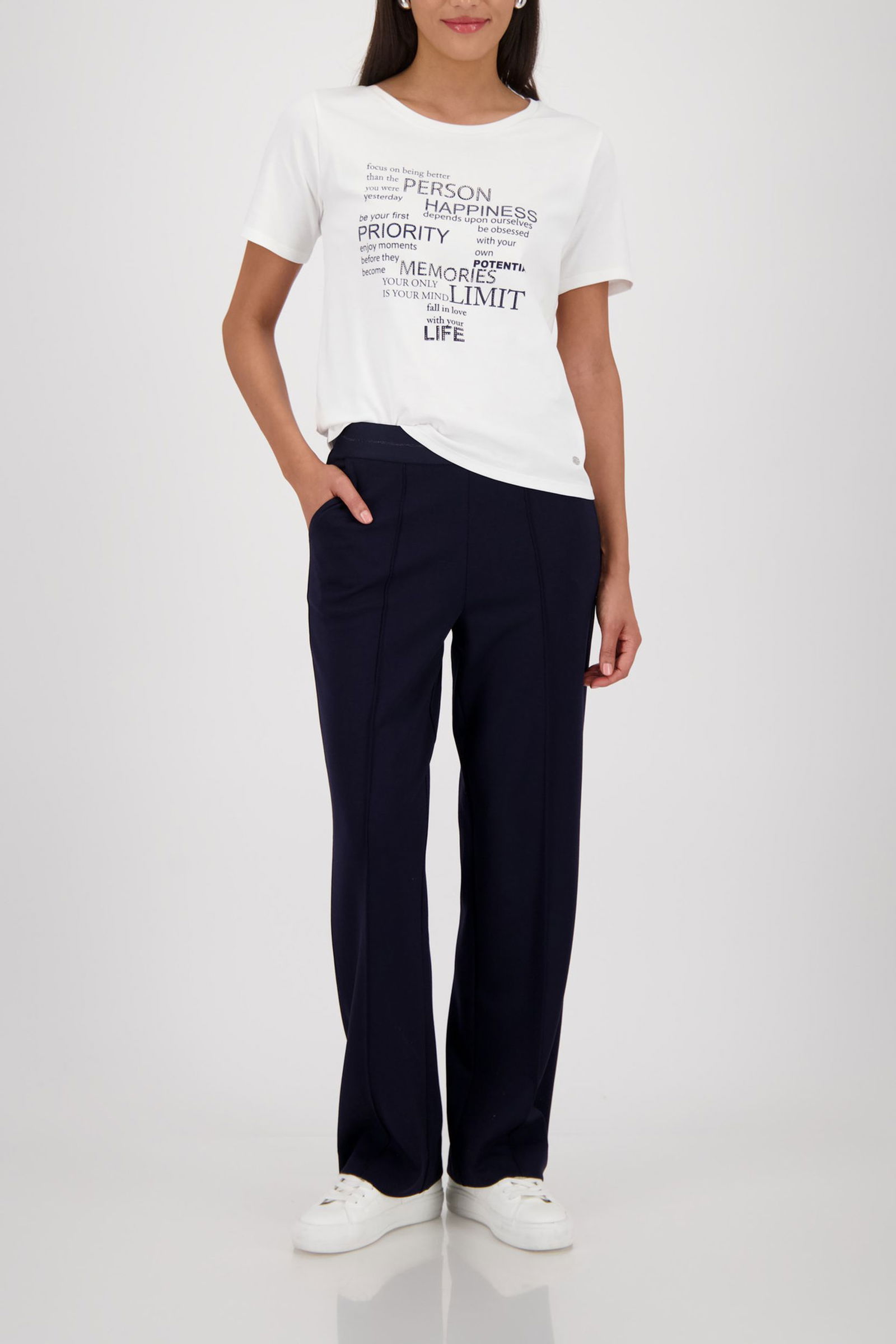 Monari |  T-Shirt, marine | 44