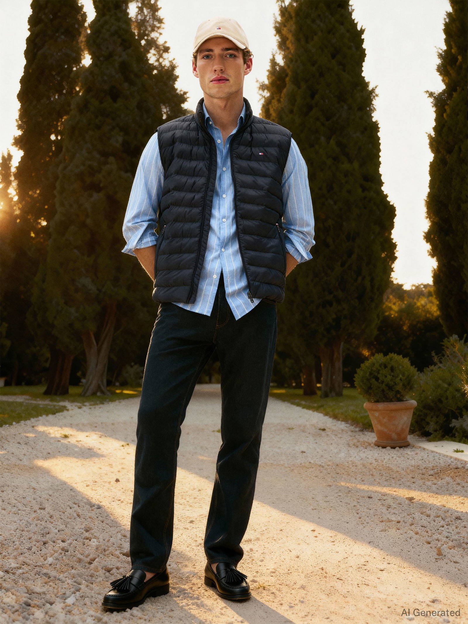 2c25b2c6ba0794929799ecf07d6cf15b Tommy Hilfiger | Tommy Hilfiger Weste | M | desert sky