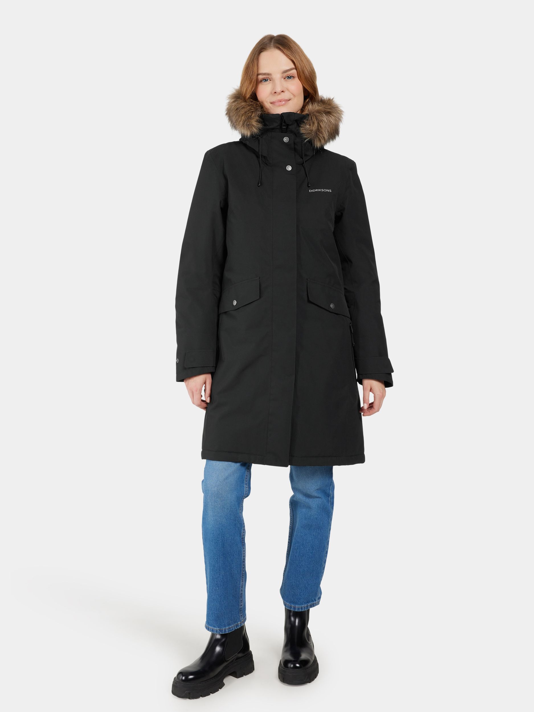 Didriksons |  Didriksons Parka ERIKA | 46 | black