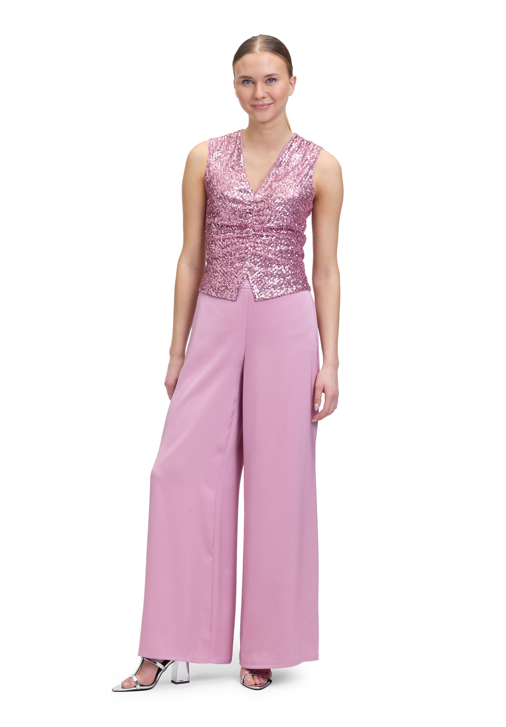V by Vera Mont |  Pailletten-Top | 44 | peony blush