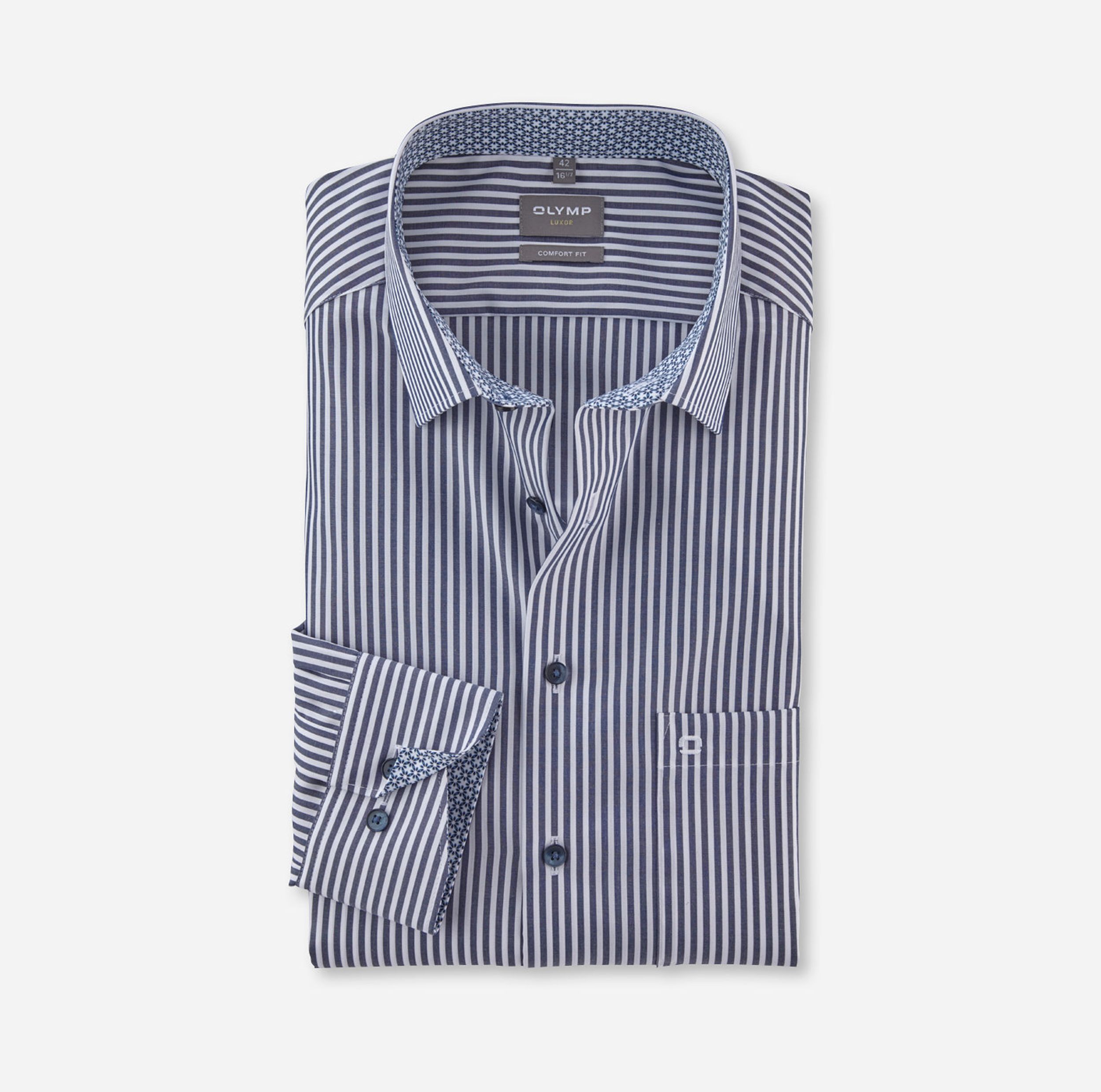 Olymp |  Olymp Hemd Comfort Fit  | 43 | marine