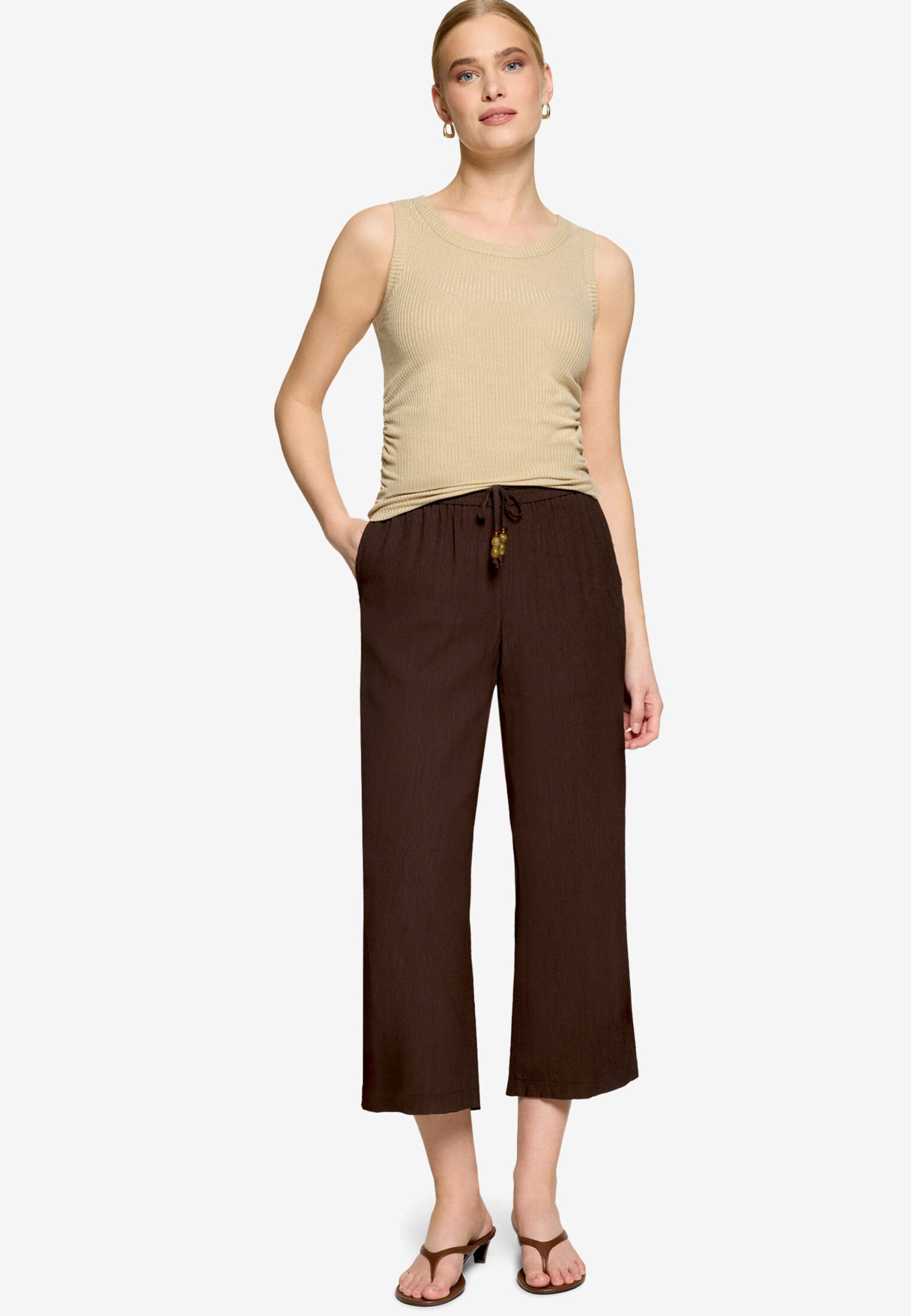 Hose Casual 3/4 Länge, Chocolate Plum #4