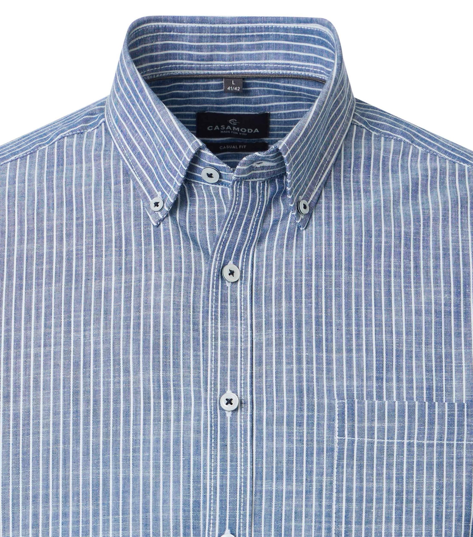 Casa Moda |  Casa Moda Hemd Regular Fit  | M | blau