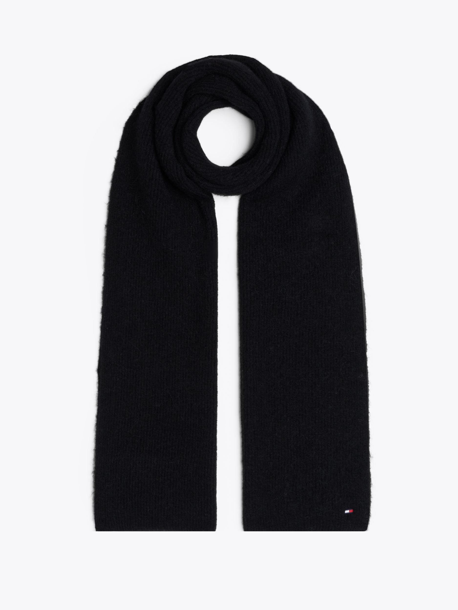 Tommy Jeans |  Tommy Jeans Schal Essential Flag Fuzzy Scarf | OS | black