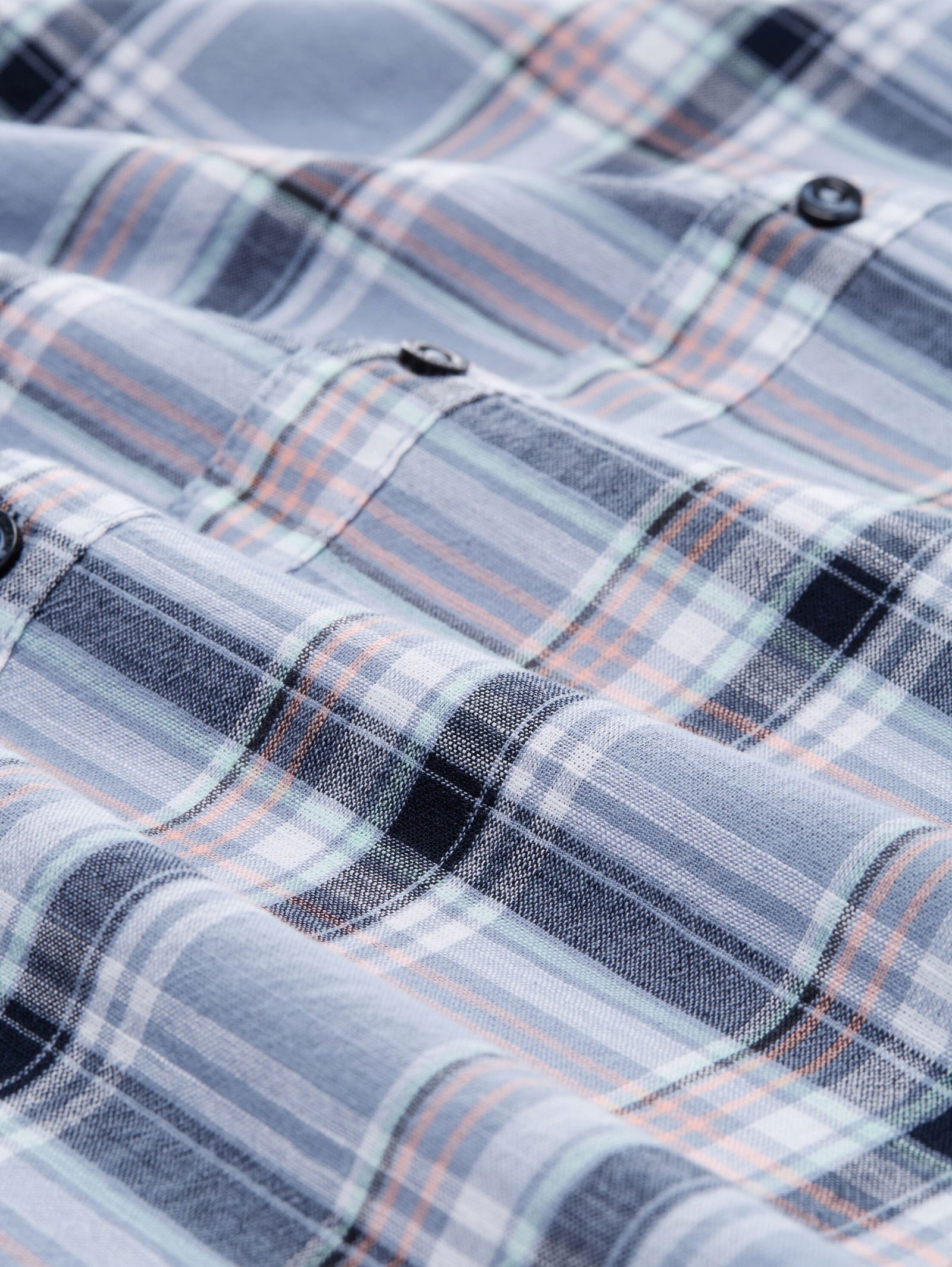Tom Tailor |  Tom Tailor Hemd Slim Fit  | XL | blue multicol check