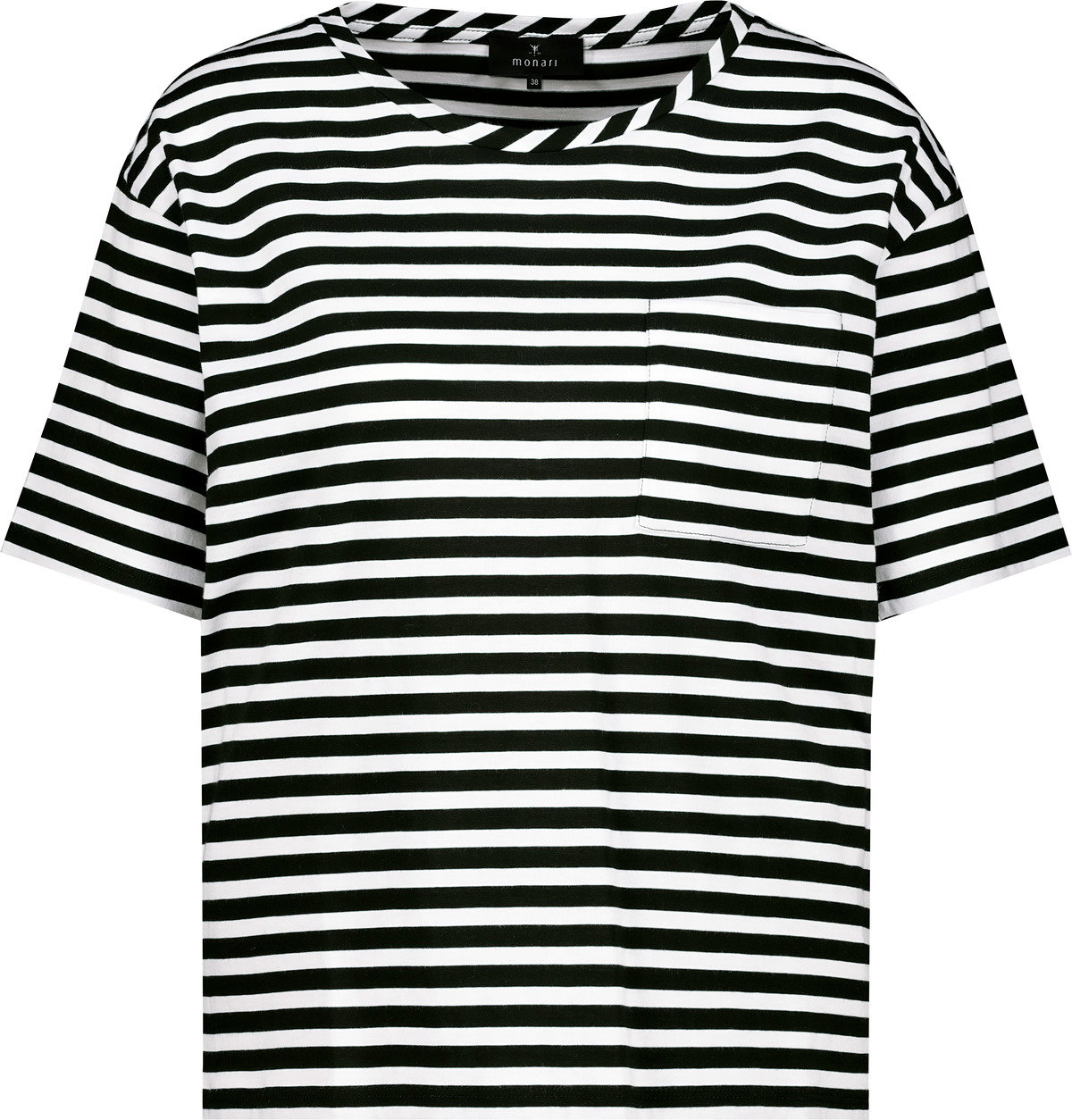 T-Shirt, schwarz gemustert #1