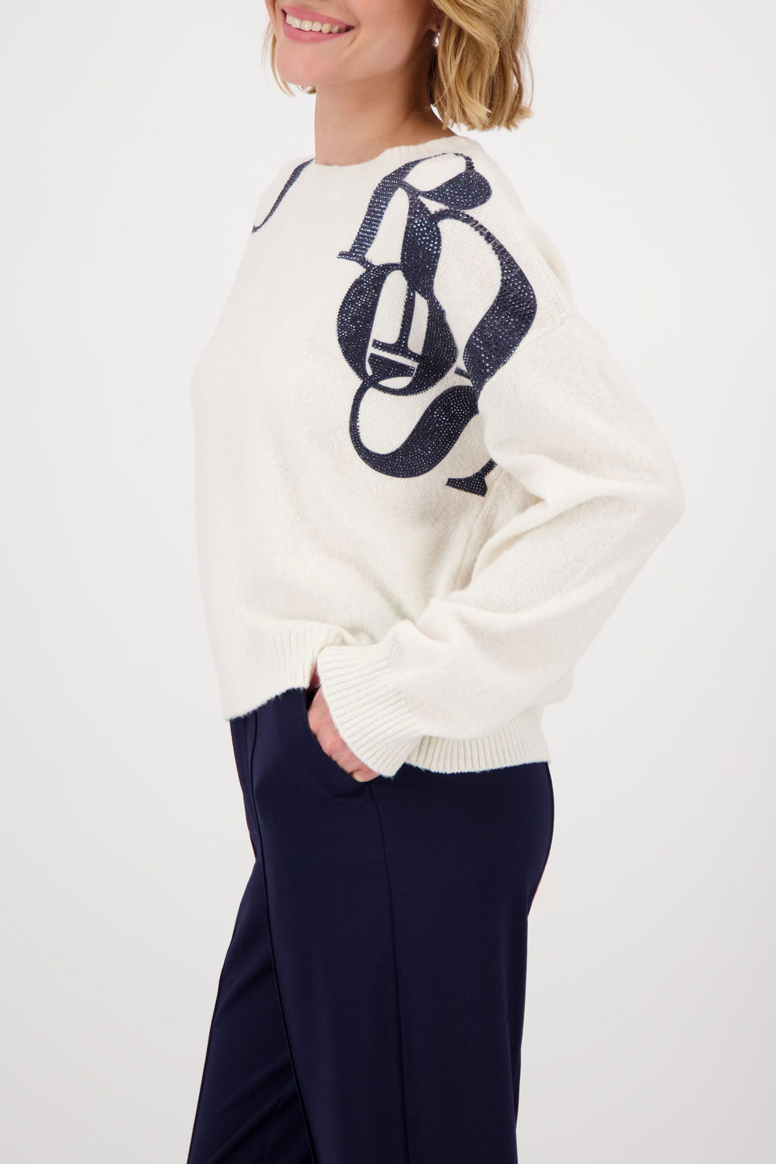 925a53aa8c58eeddafa7937f40a17d1c Monari | Monari Pullover | 36 | off-white