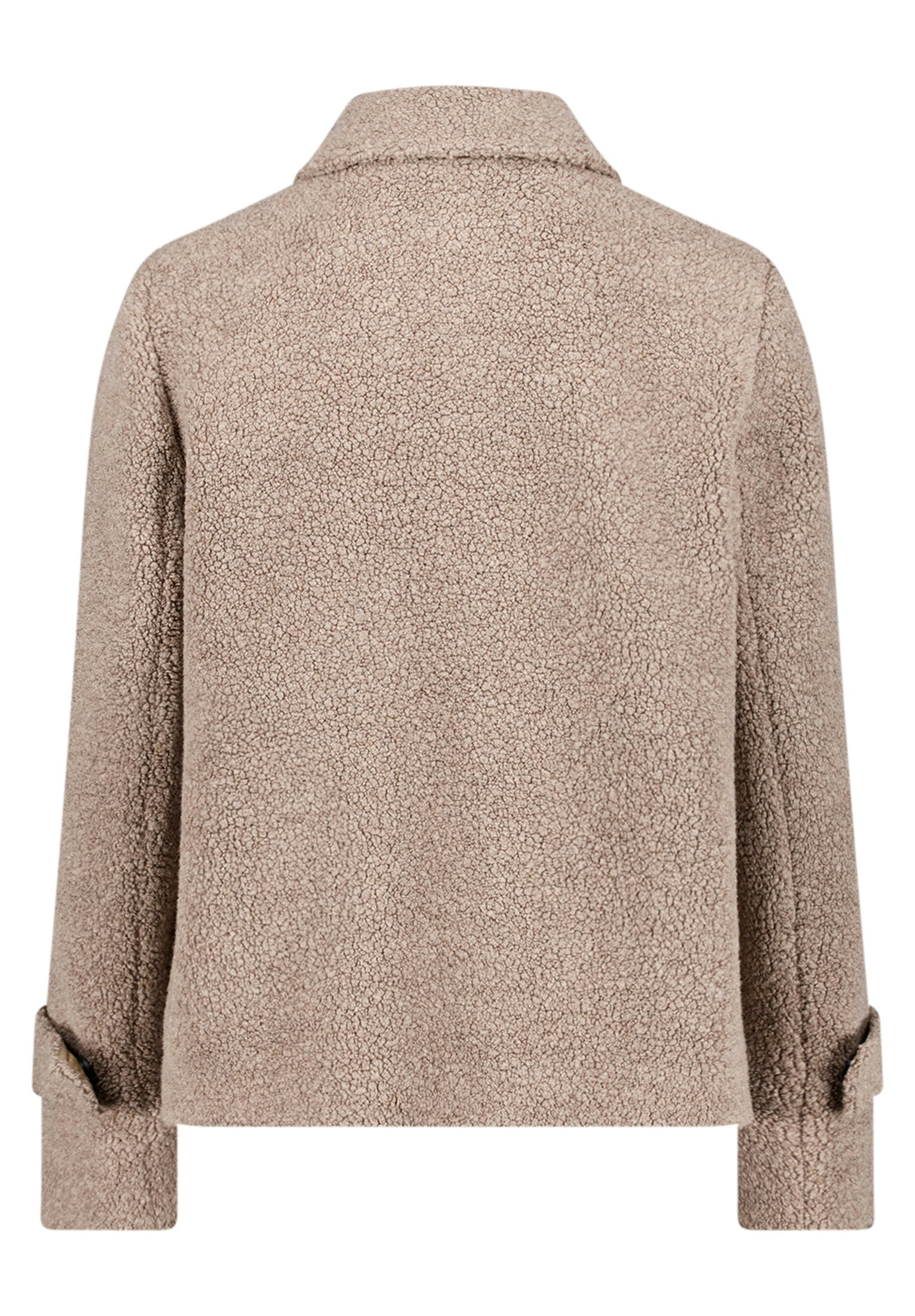 Jacke Wolle, Taupe Melange #2