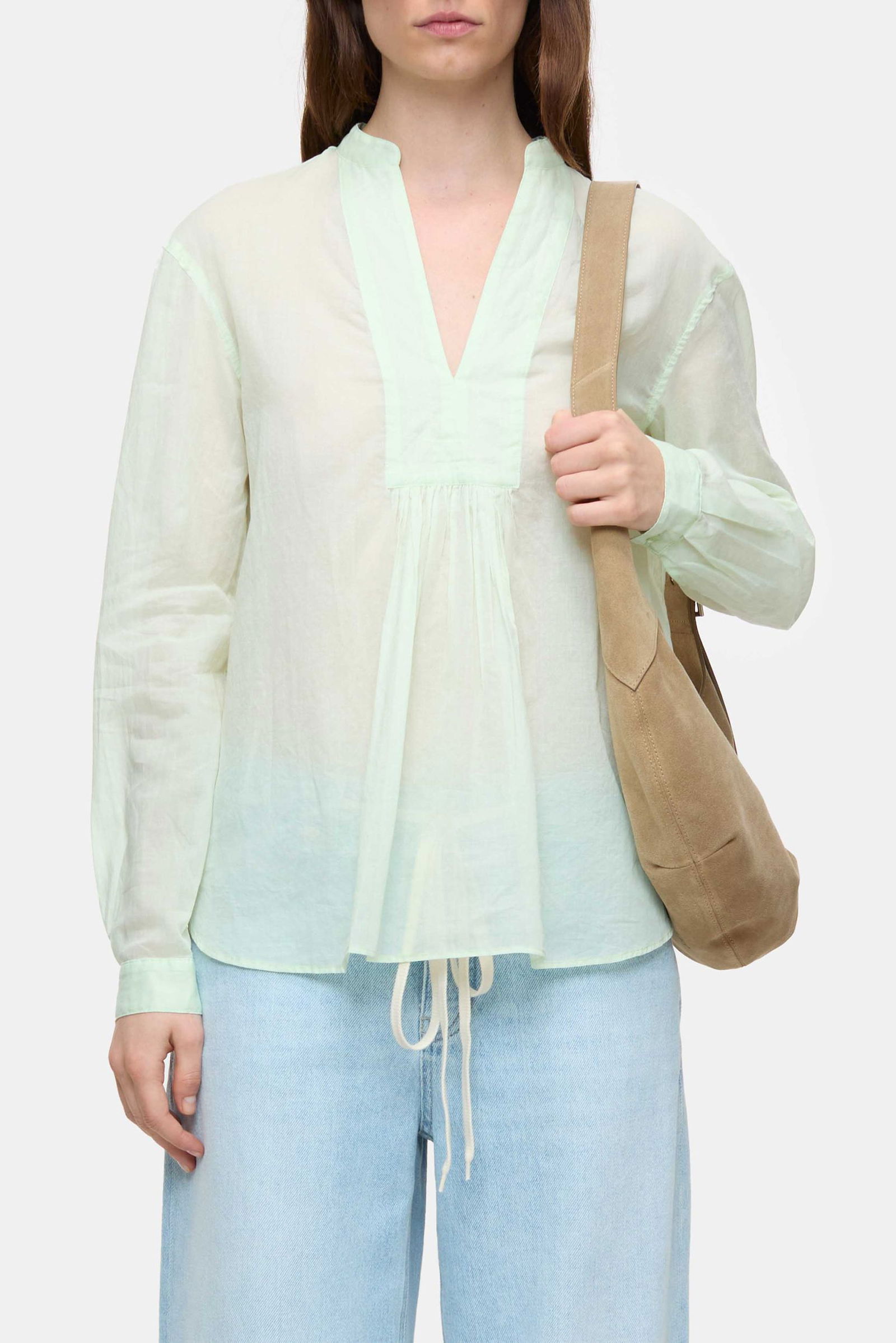 8b5d63551ff85f62292c8b1b00999dce Closed | Closed Druckbluse | L | limette