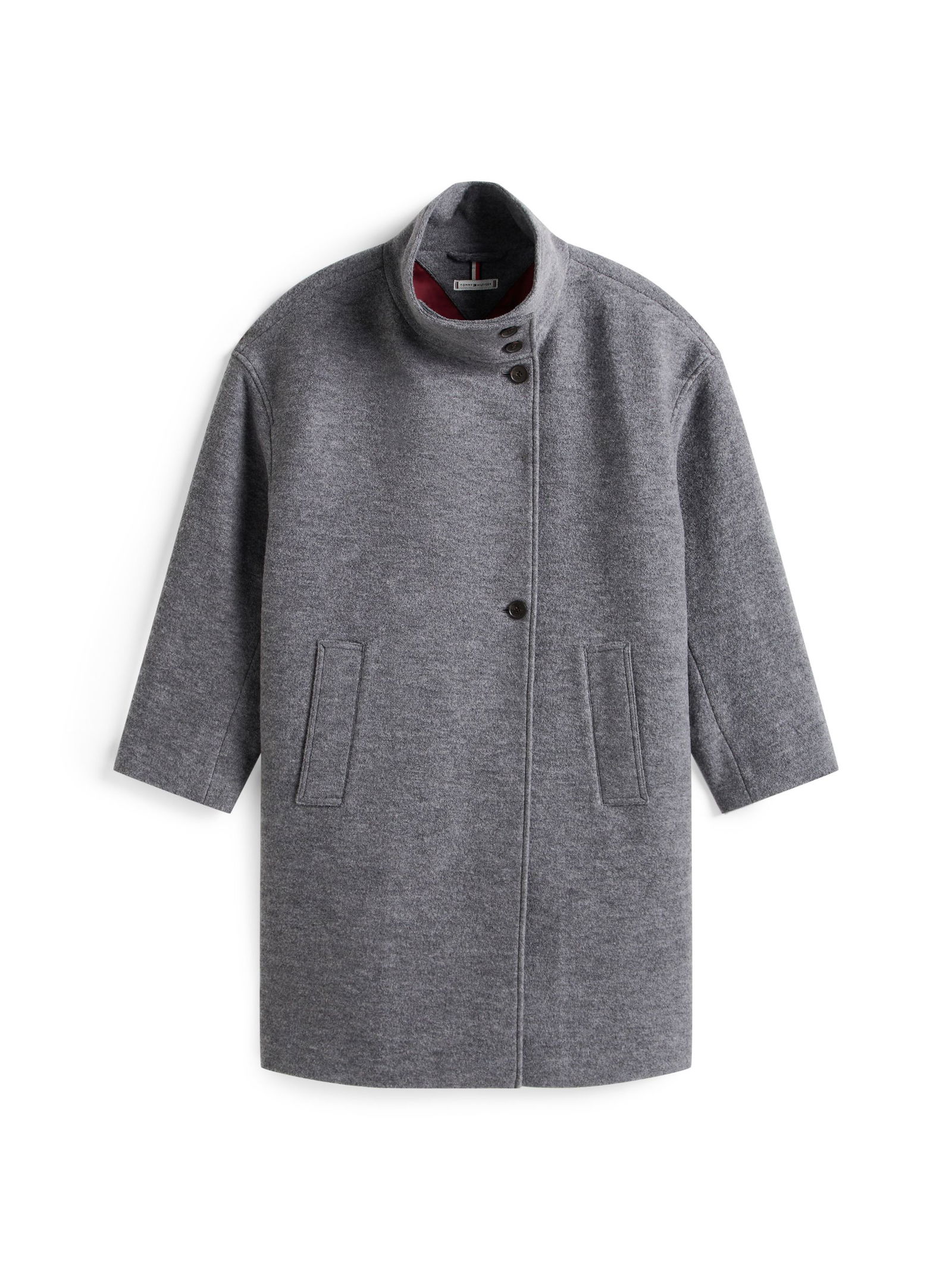 Tommy Hilfiger | Tommy Hilfiger Wollmantel | 36 | mid grey heather