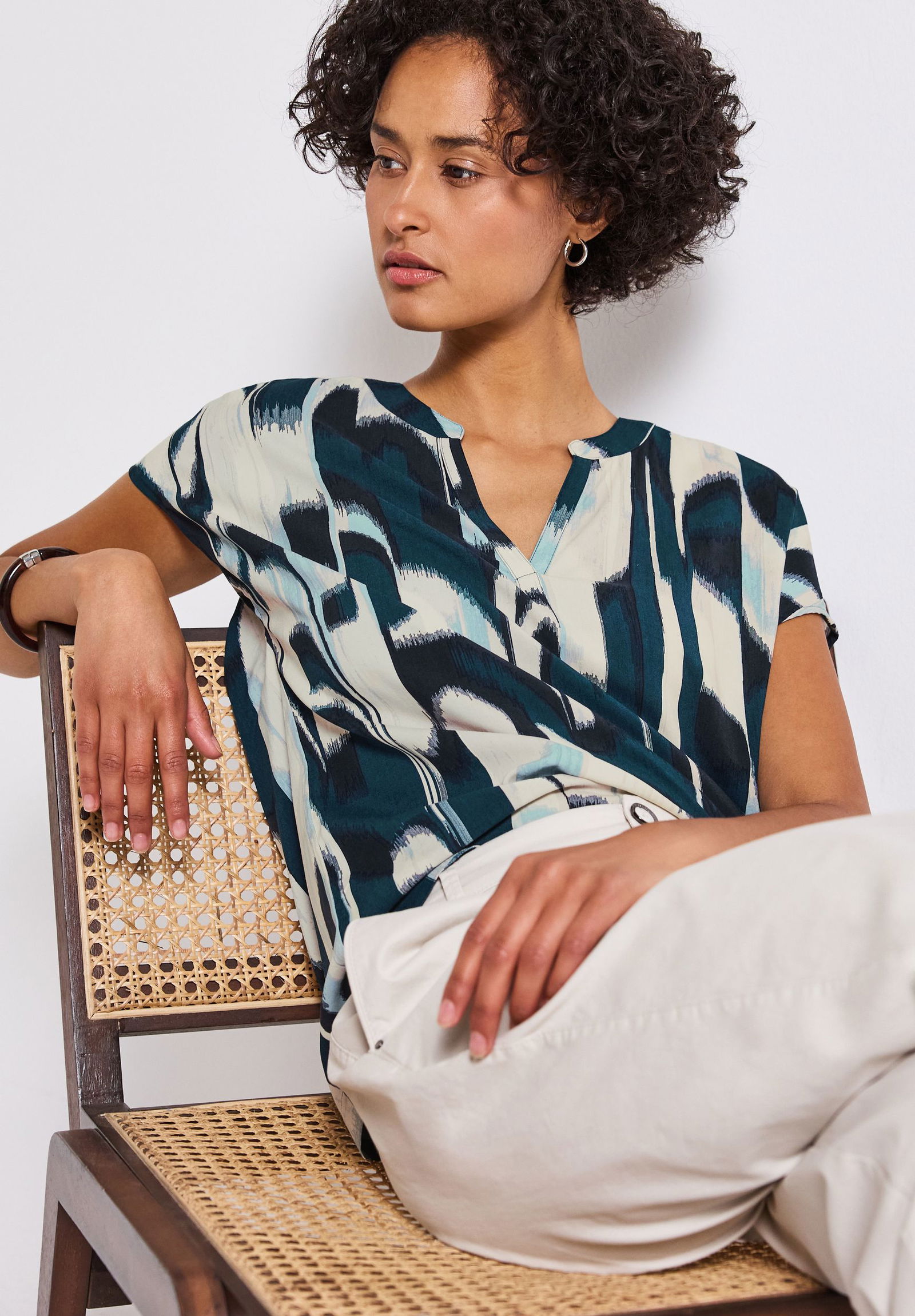 Street One |  Street One Druckbluse  | 40 | 4565_36857
