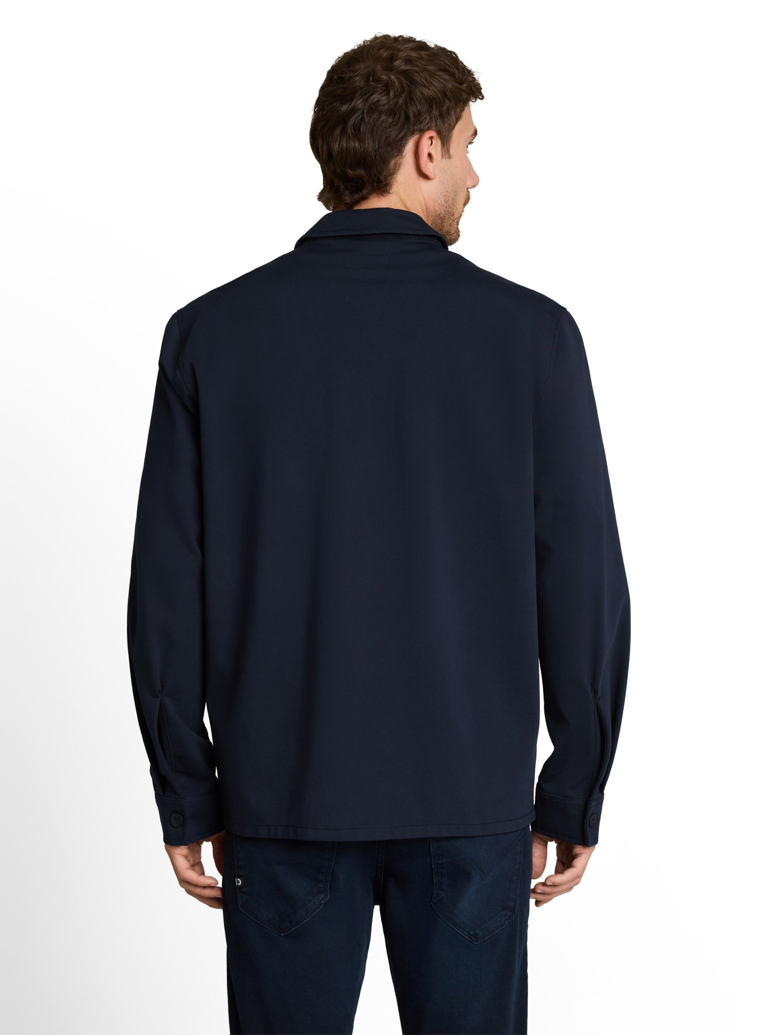 smart sweat overshirt, sky captain blue #10