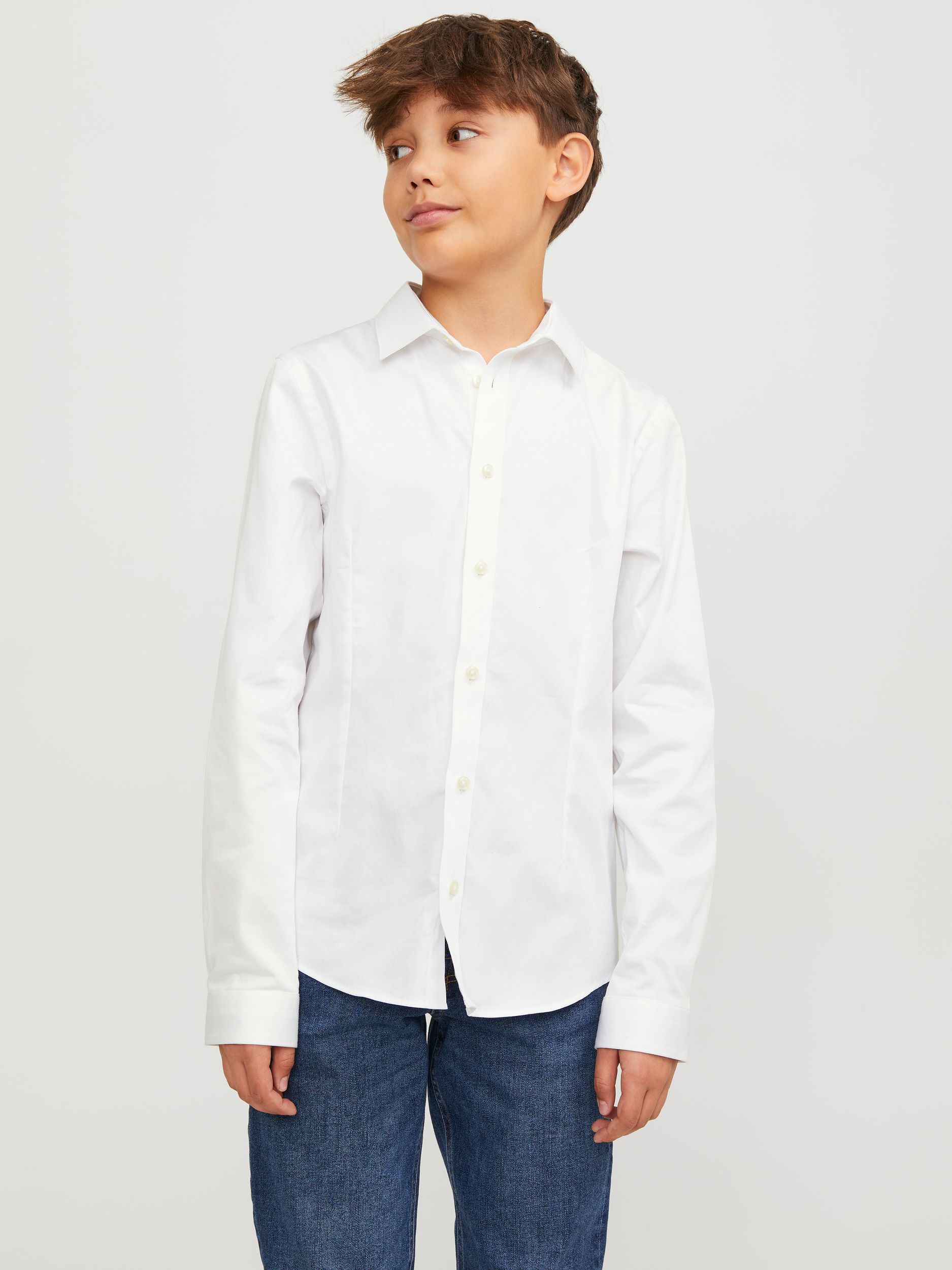 Jack&Jones |  JPRPARMA SHIRT L/S NOOS JNR | 152 | white