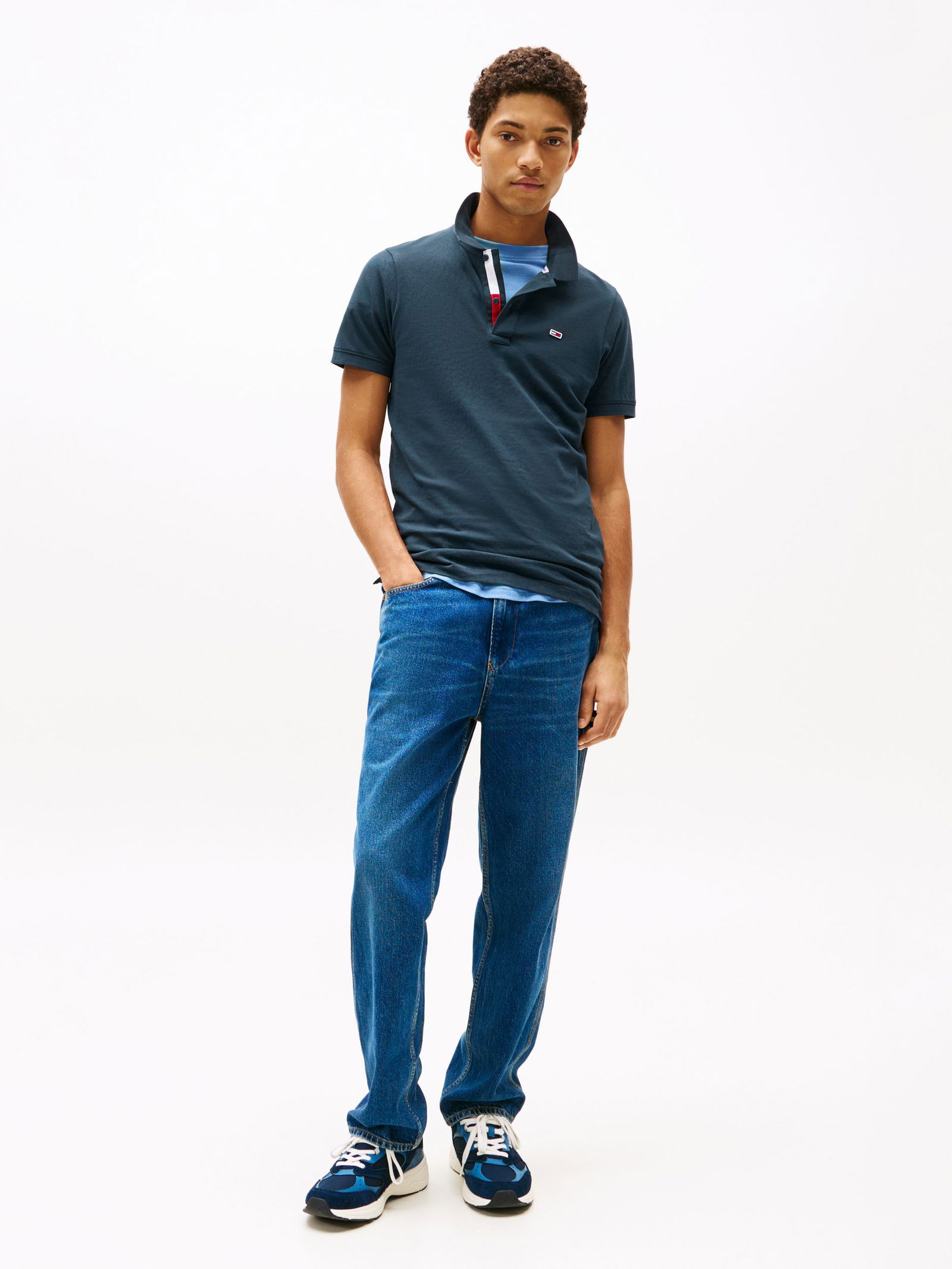 Tommy Jeans |  Tommy Jeans Poloshirt  | S | twilight navy