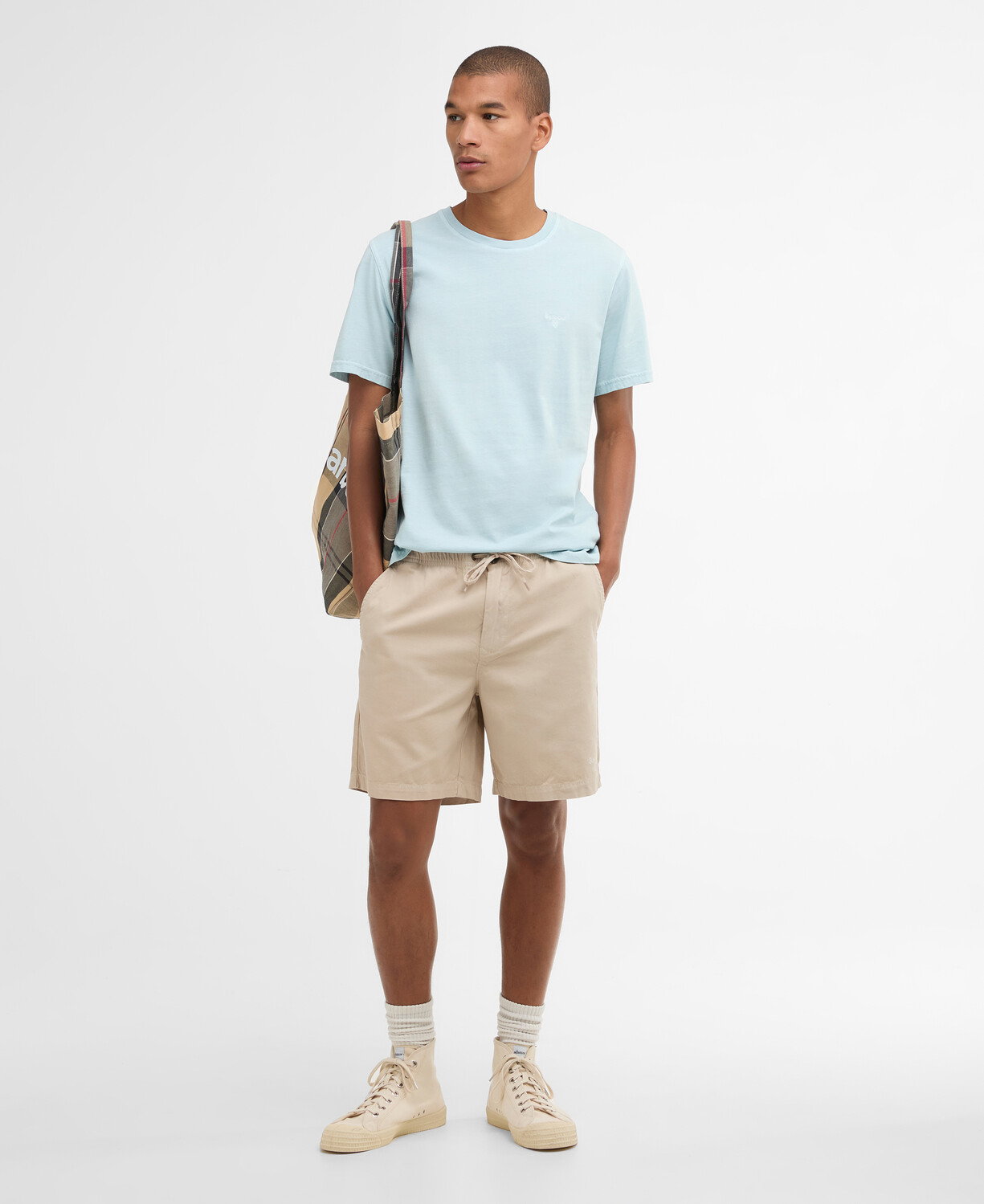 Barbour Shorts Washed Oxford Relaxed #1