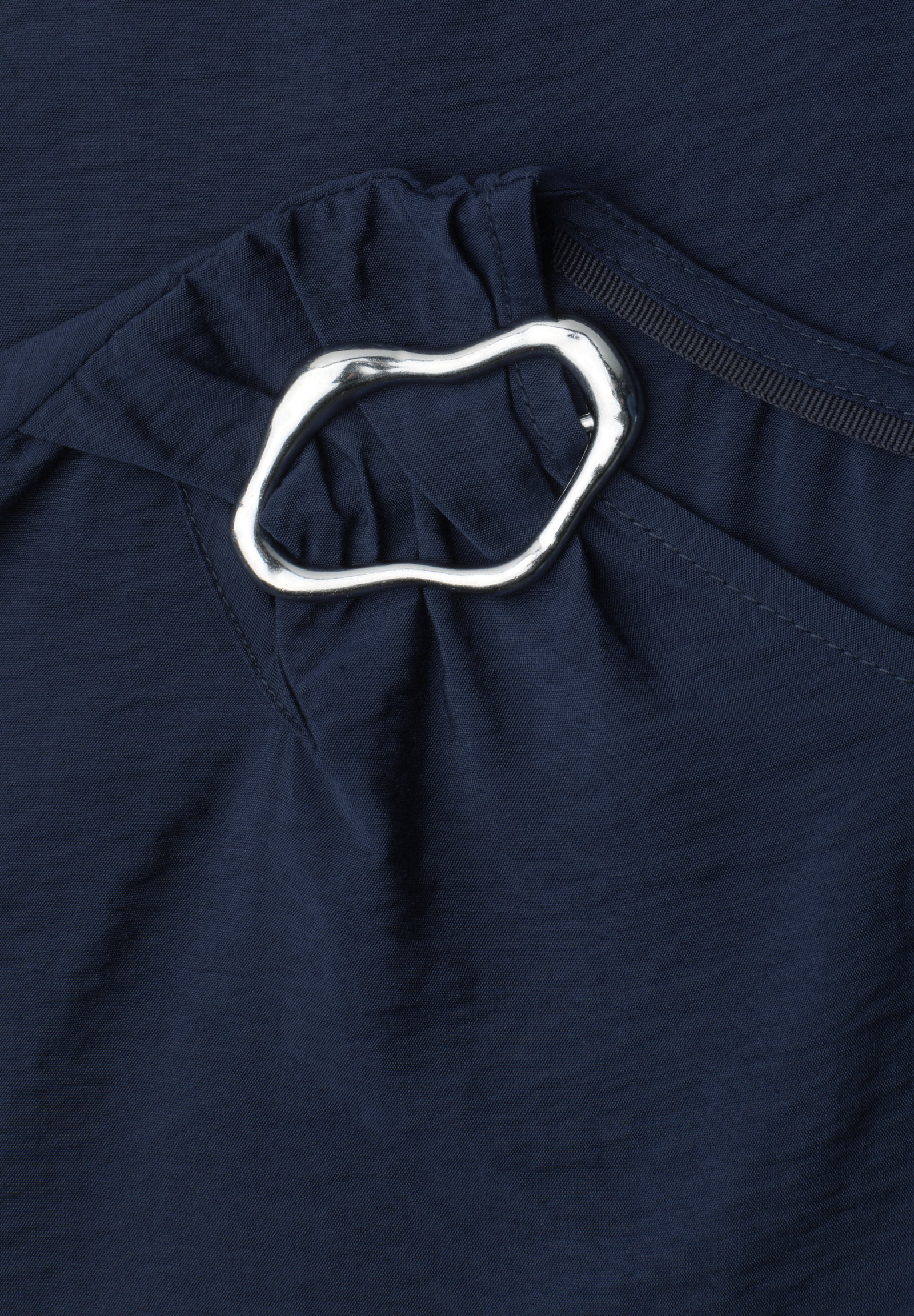 Shirtblouse w buckle detail, darkest blue #2