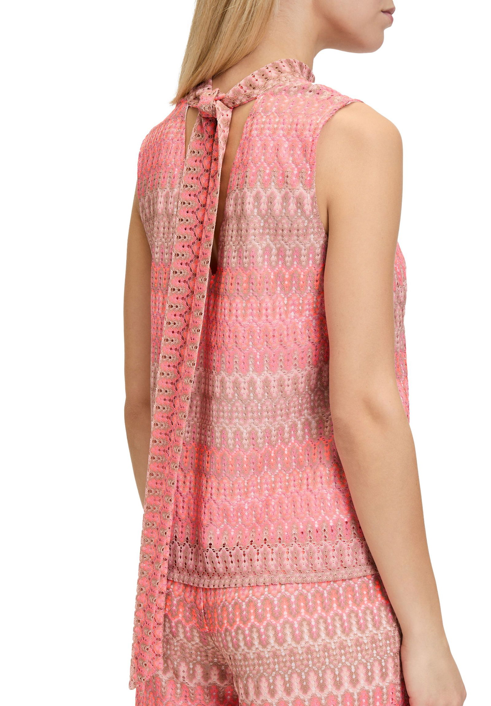 Cartoon |  Cartoon Druckbluse  | 40 | rosa/taupe