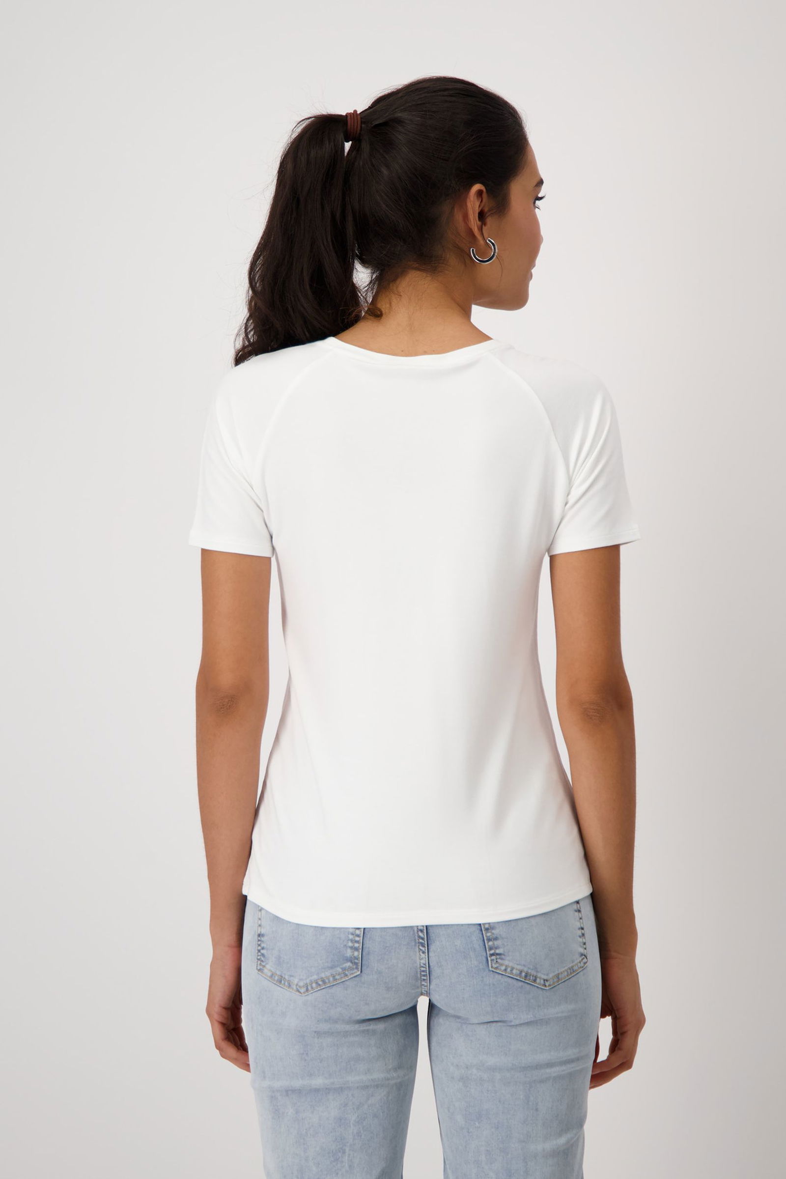 Monari |  T-Shirt, off-white | 44 | off-white