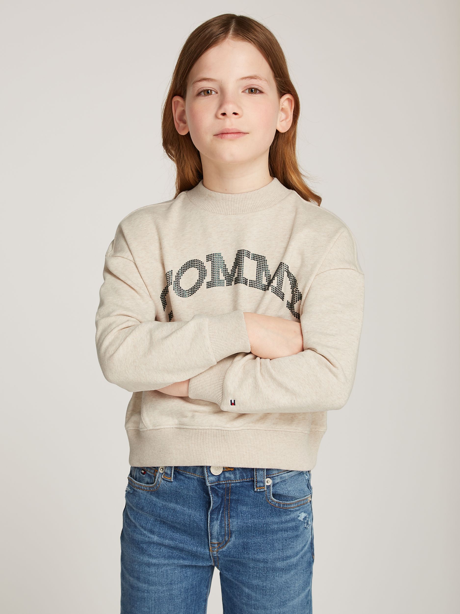 Tommy Hilfiger |  TOMMY DOT FOIL CN SWEATSHIRT | 176