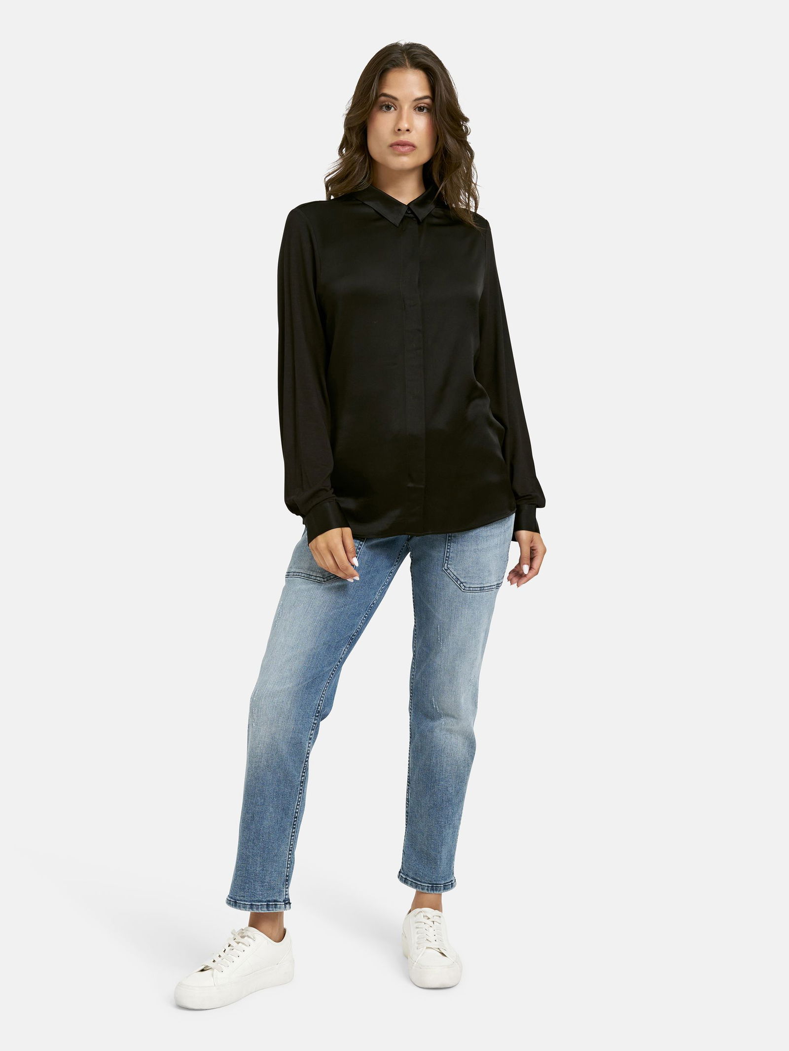 Milano | Milano Businessbluse | 46 | black