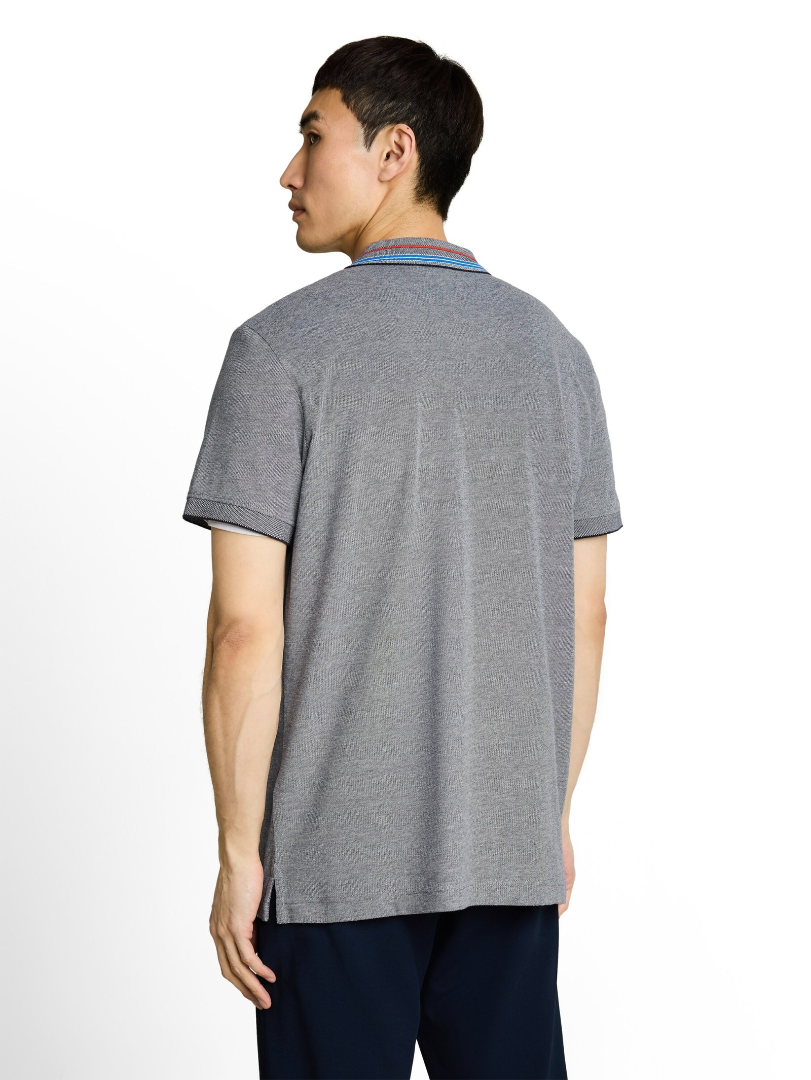 contrast polo, sky captain blue #4