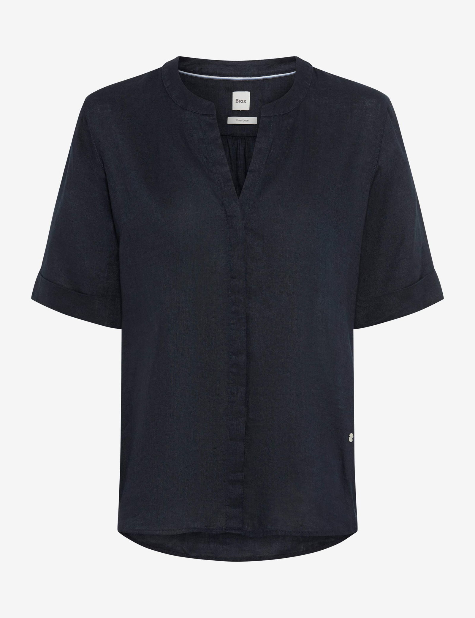 Brax |  Brax Bluse aus Leinen  | 48 | clean raw blue