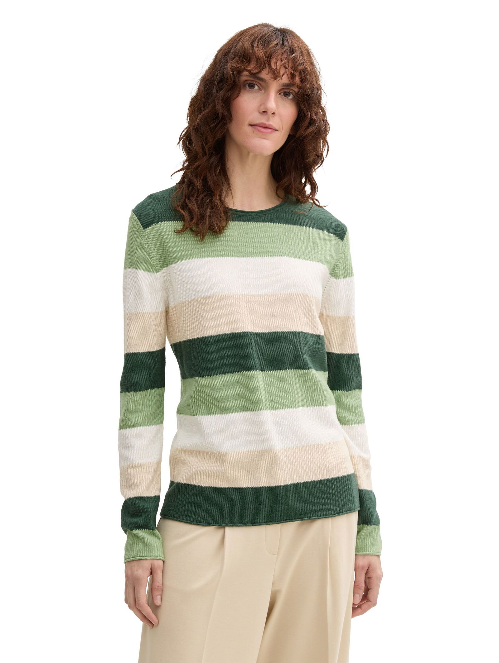Tom Tailor | Tom Tailor Gestreifter Strickpullover | XXXL