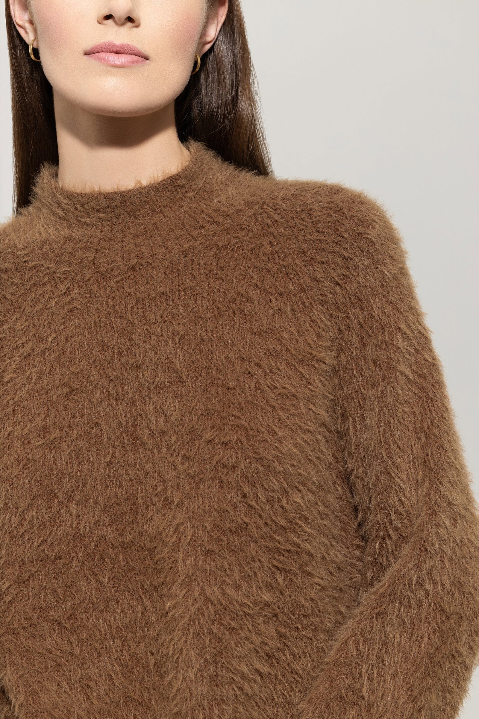 Luisa Cerano Pullover Fake-Fur-Optik #5