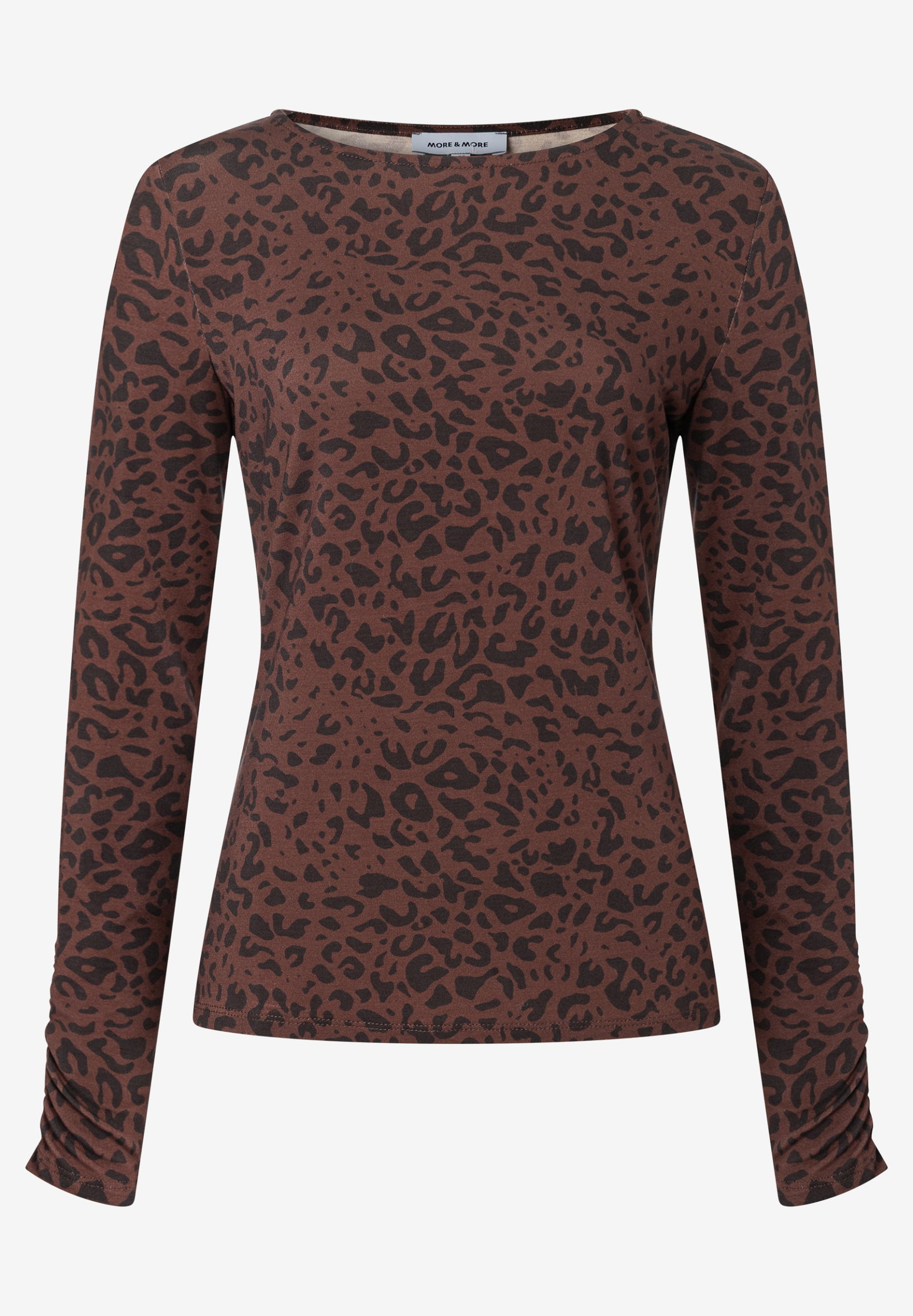 Printed Viscose Longsleeve, twotone leo print #1