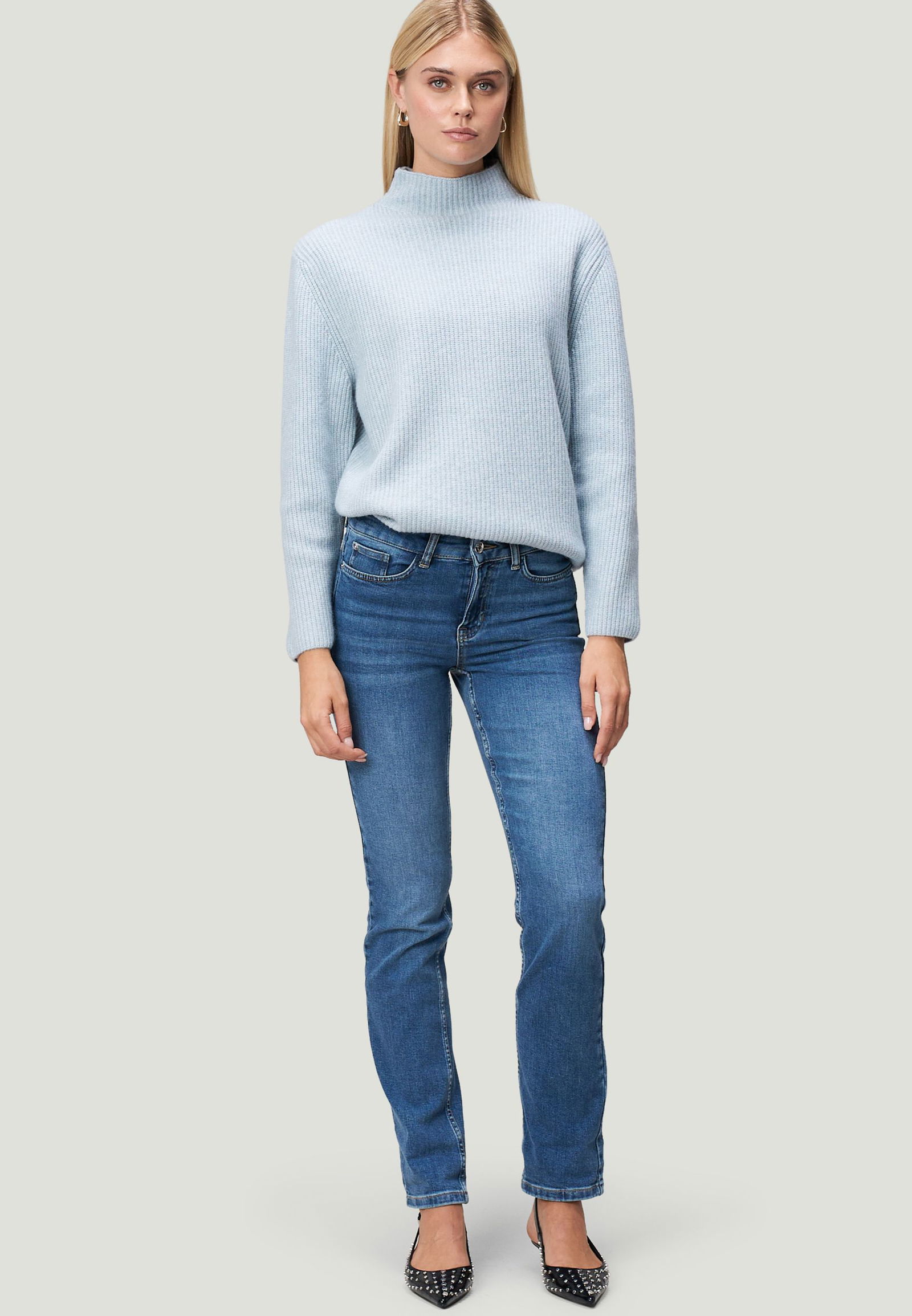 Zero | Zero Pullover | 36 | light blue melange