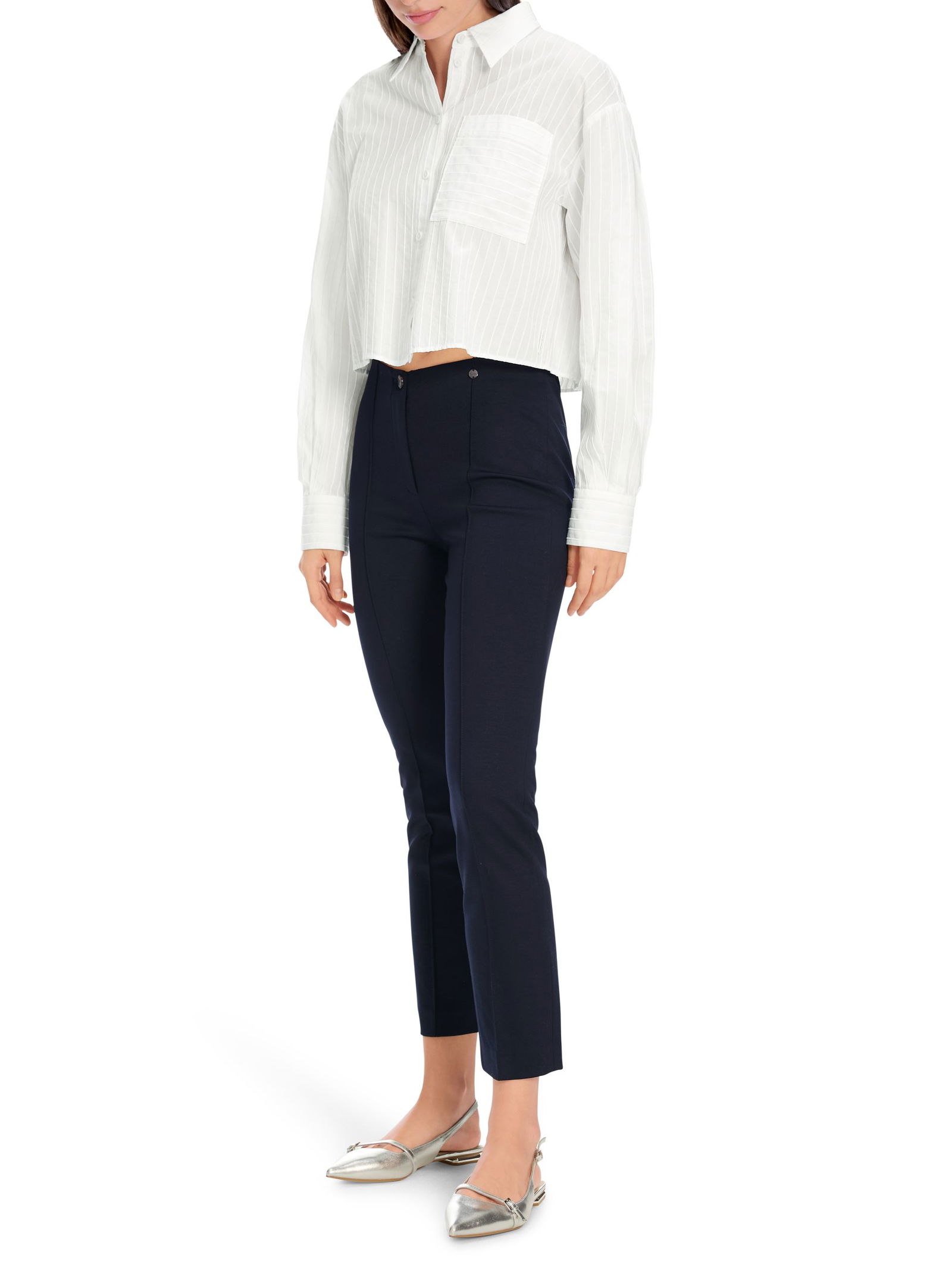 Marc Cain Essentials |  Marc Cain Essentials 7/8 Hose | 36 | midnight blue