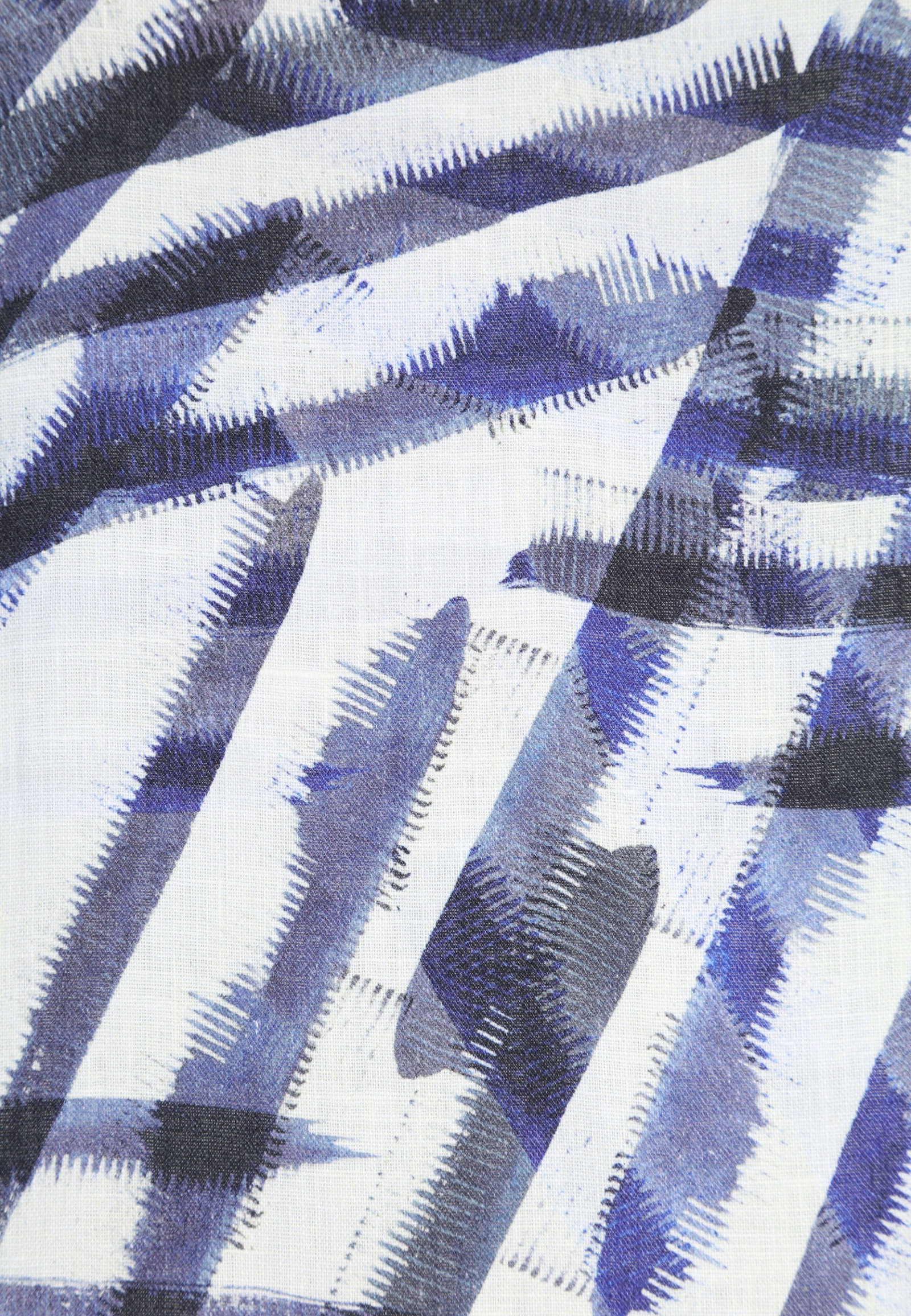 Doris Streich Bluse aus softem Leinen mit Grafik-Print #3