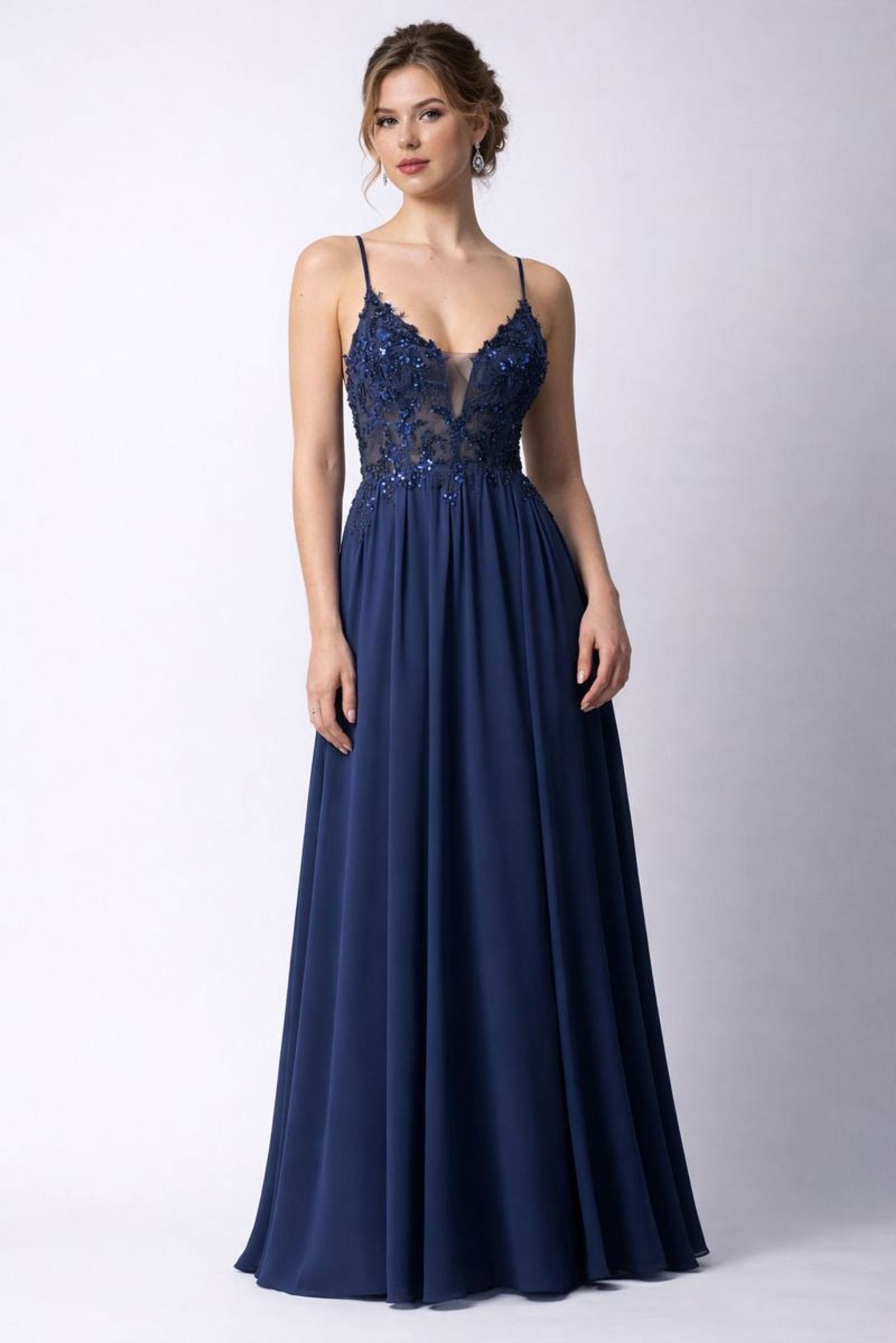 Mascara London |  Mascara London Langes Kleid  | 40 | airforce