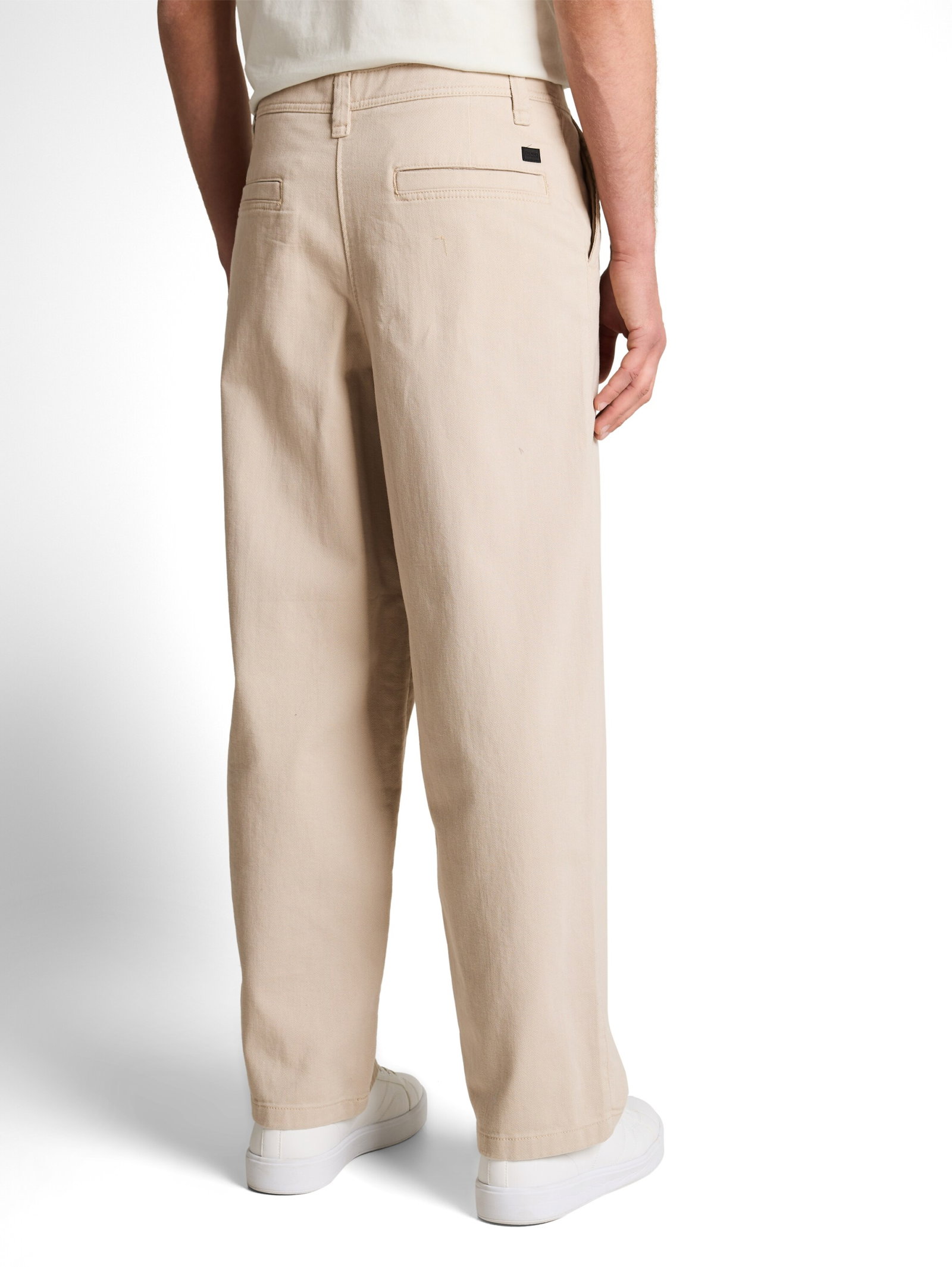 loose fit twill chino, muted grey #4