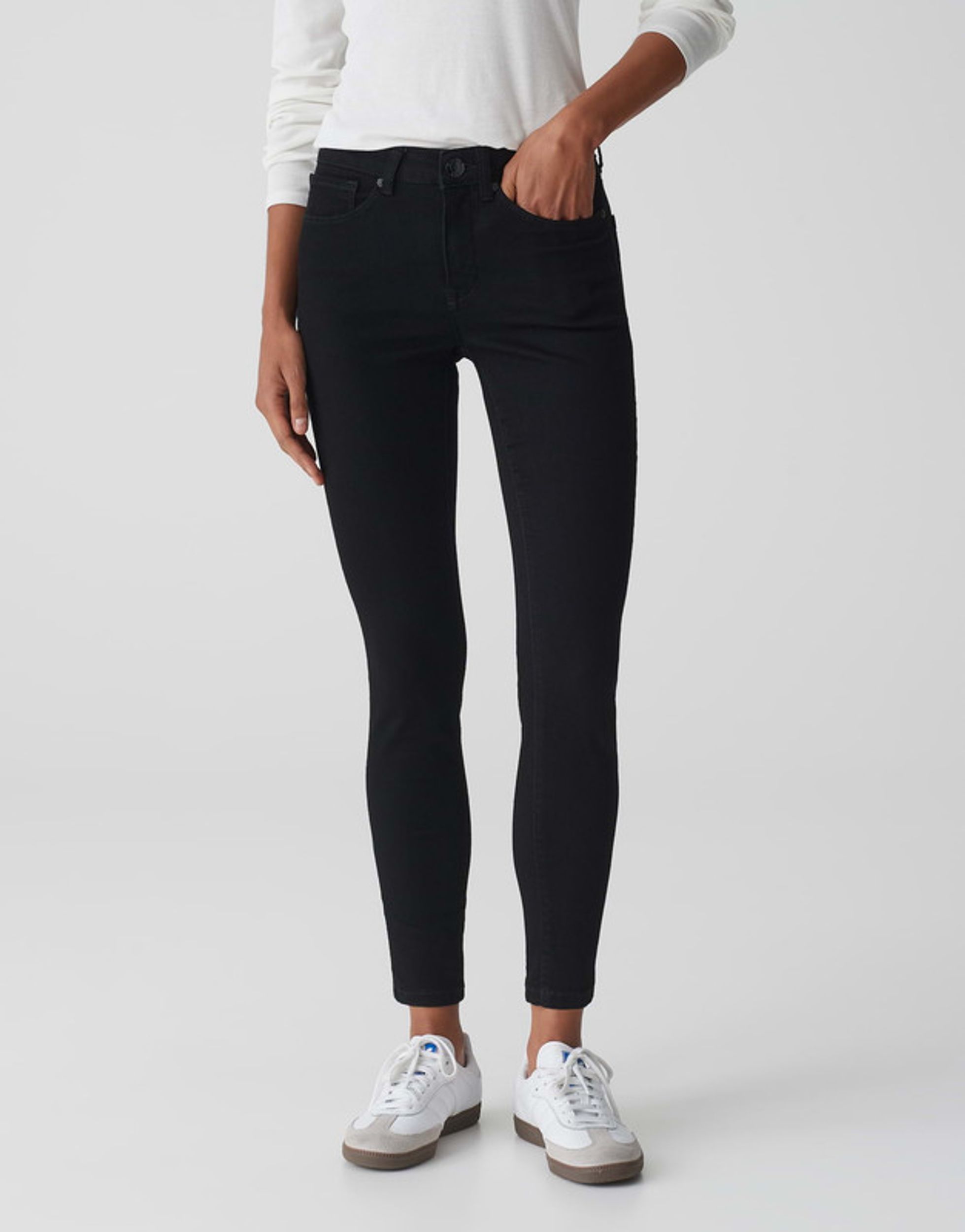 Opus |  Opus Schmale Hose  | 36/28 | black
