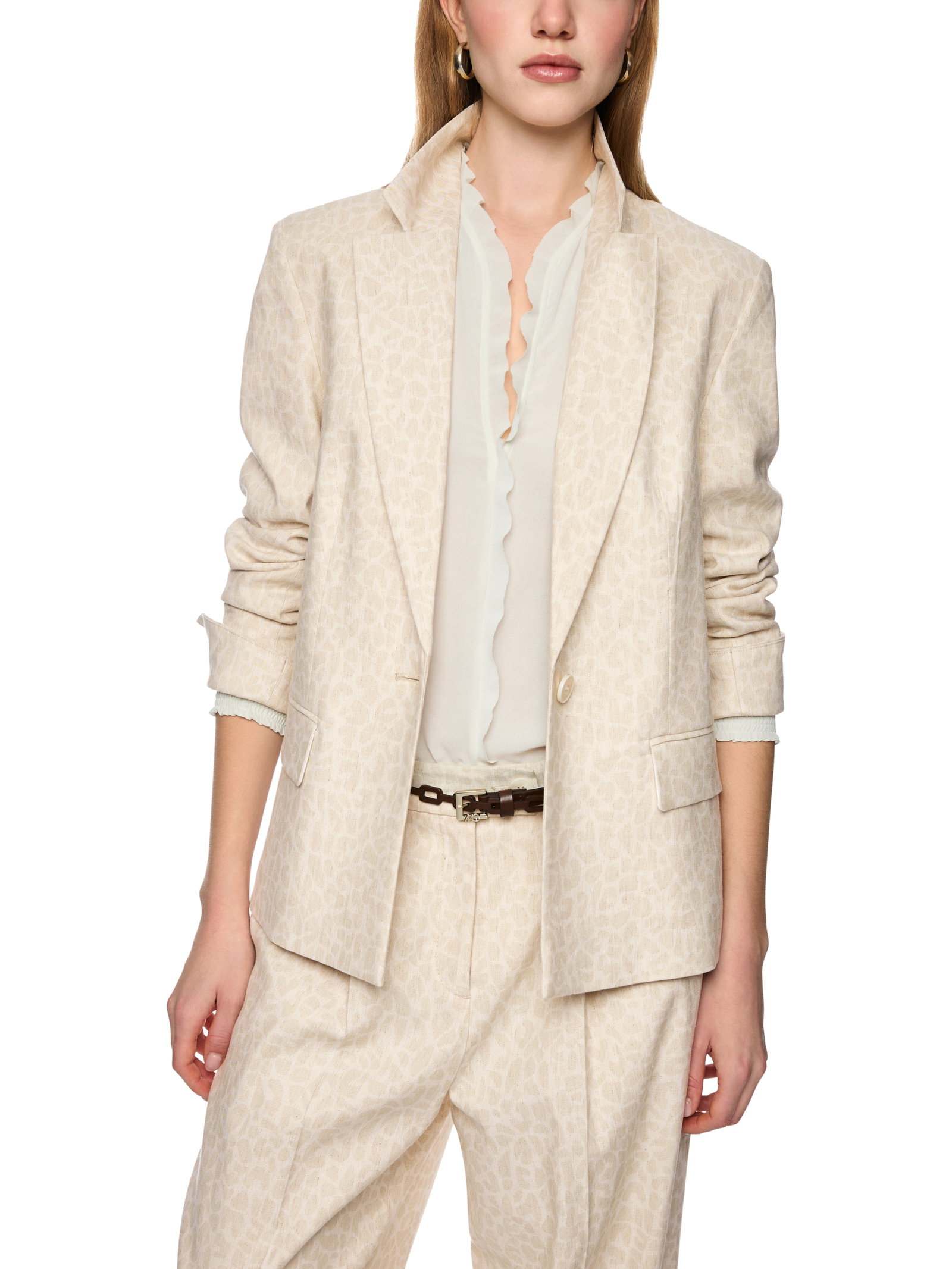 Marc Cain Collections Blazer mit dezentem Leomuster #6