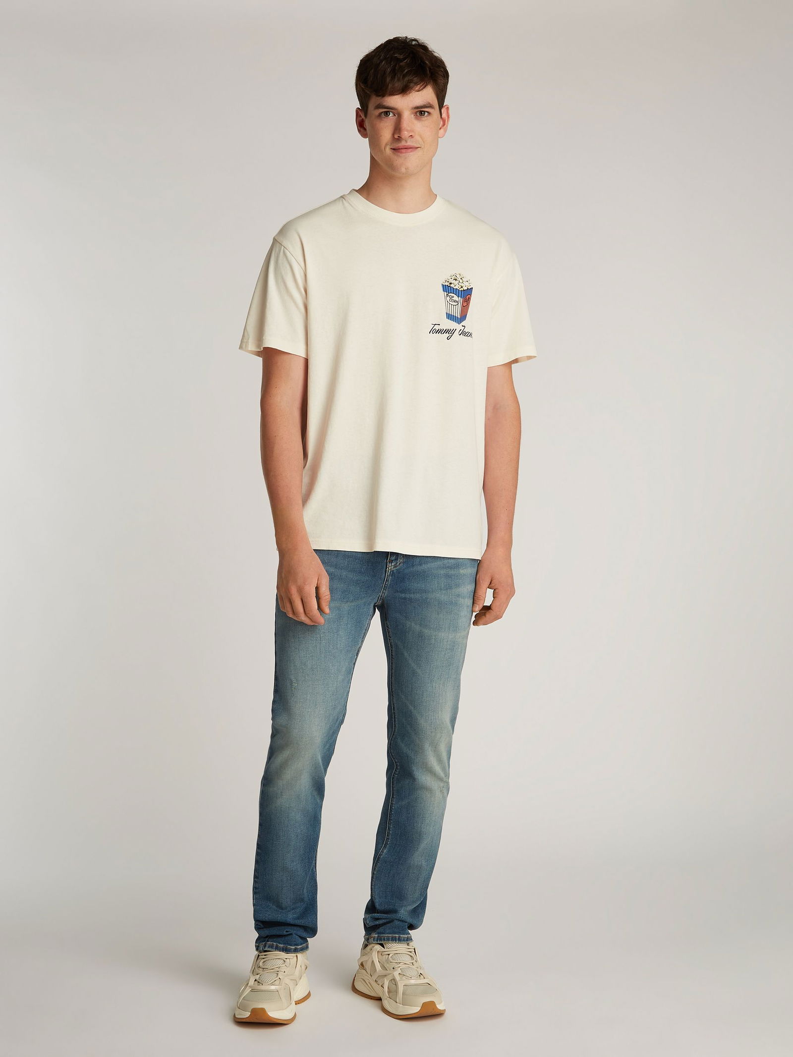 ec33bf847c494f9d5198604a645d89da Tommy Jeans | Tommy Jeans Shirt | L | ancient white