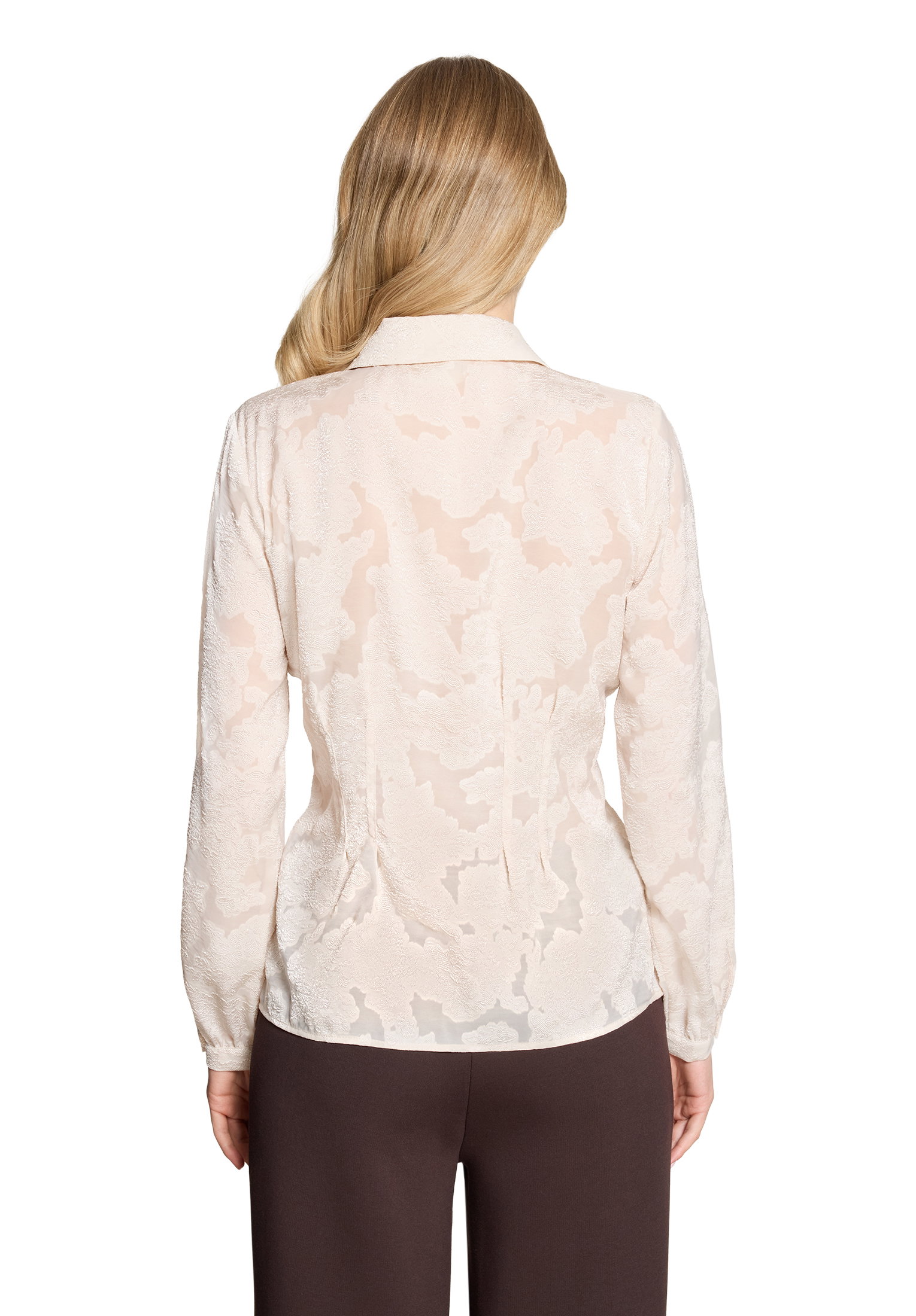 Bluse Kurz 1/1 Arm, Cream/Cream #4