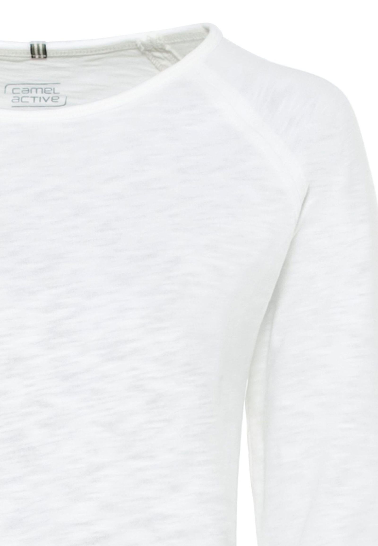 Camel Active Langarmshirt aus reiner Baumwolle
