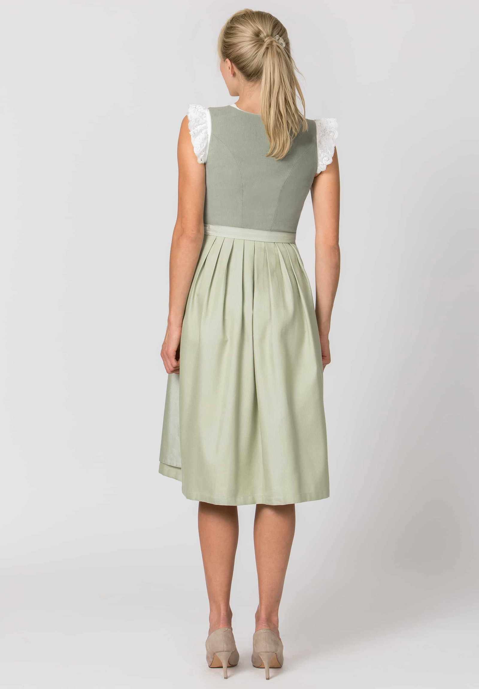 Stockerpoint Heimatgwand Dirndl Mididirndl Marcy Salbei 75cm #2