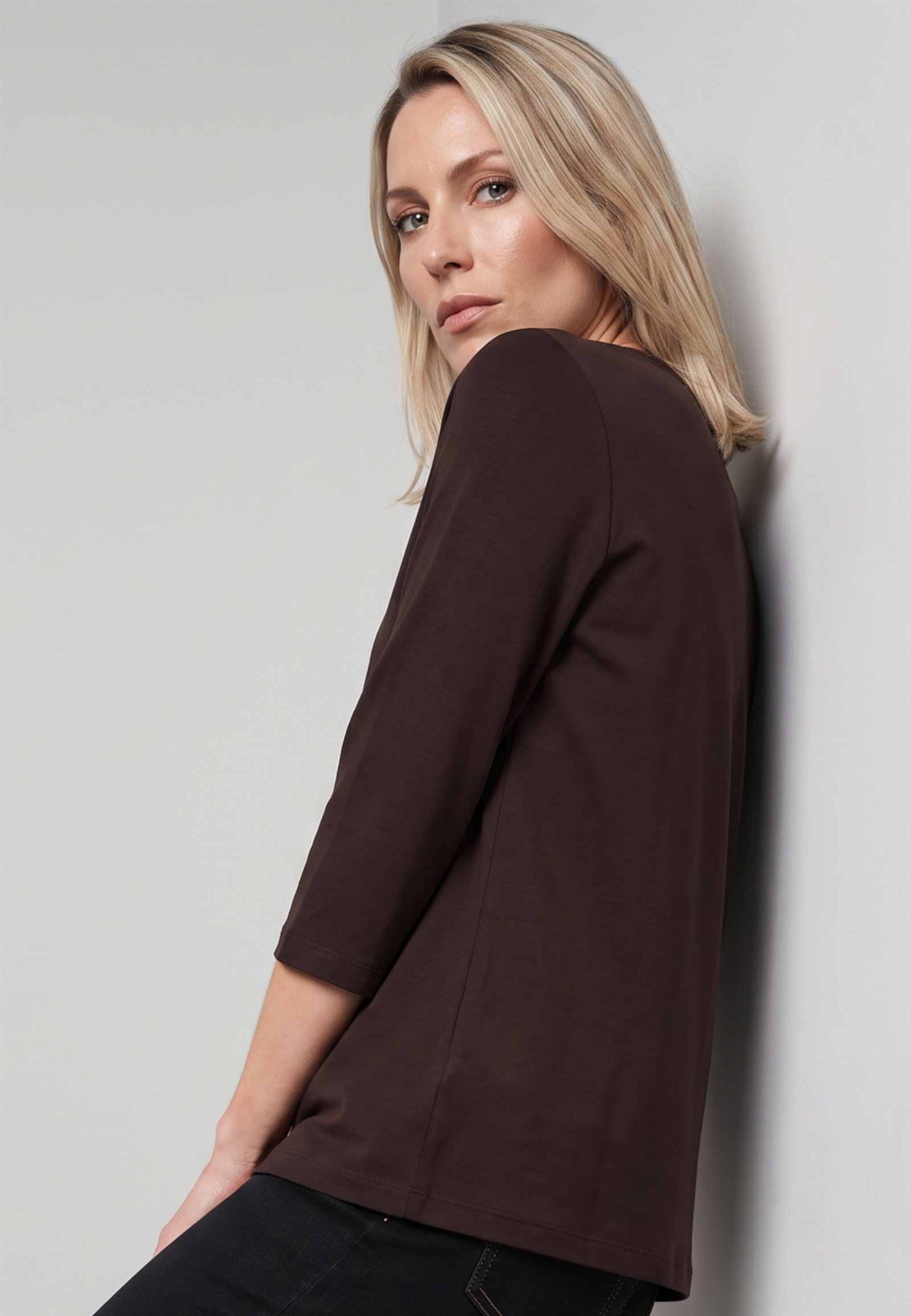 T-Shirt Long Sleeves, Coffee Bean #4